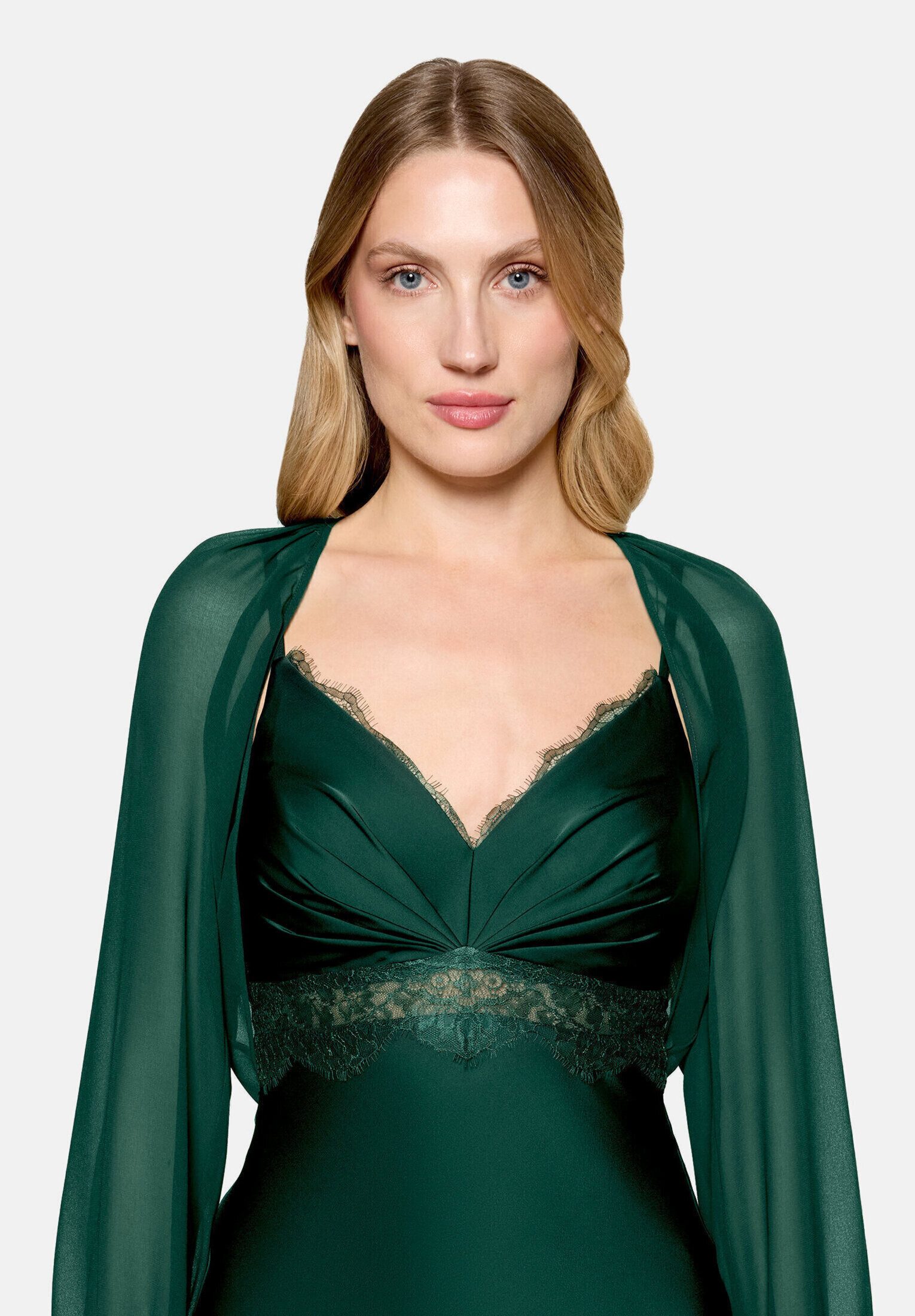 Vera Mont Bolerojacke Damen mit gekräuseltem Ausschnitt