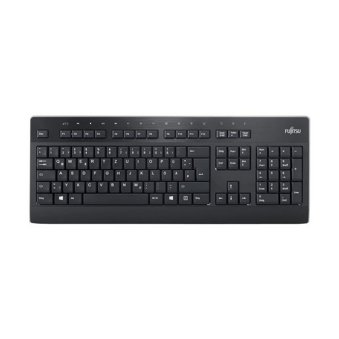 Fujitsu Keyboard KB955 USB DE/US 105 Tasten deutsch & US Lay Tastatur- und Maus-Set