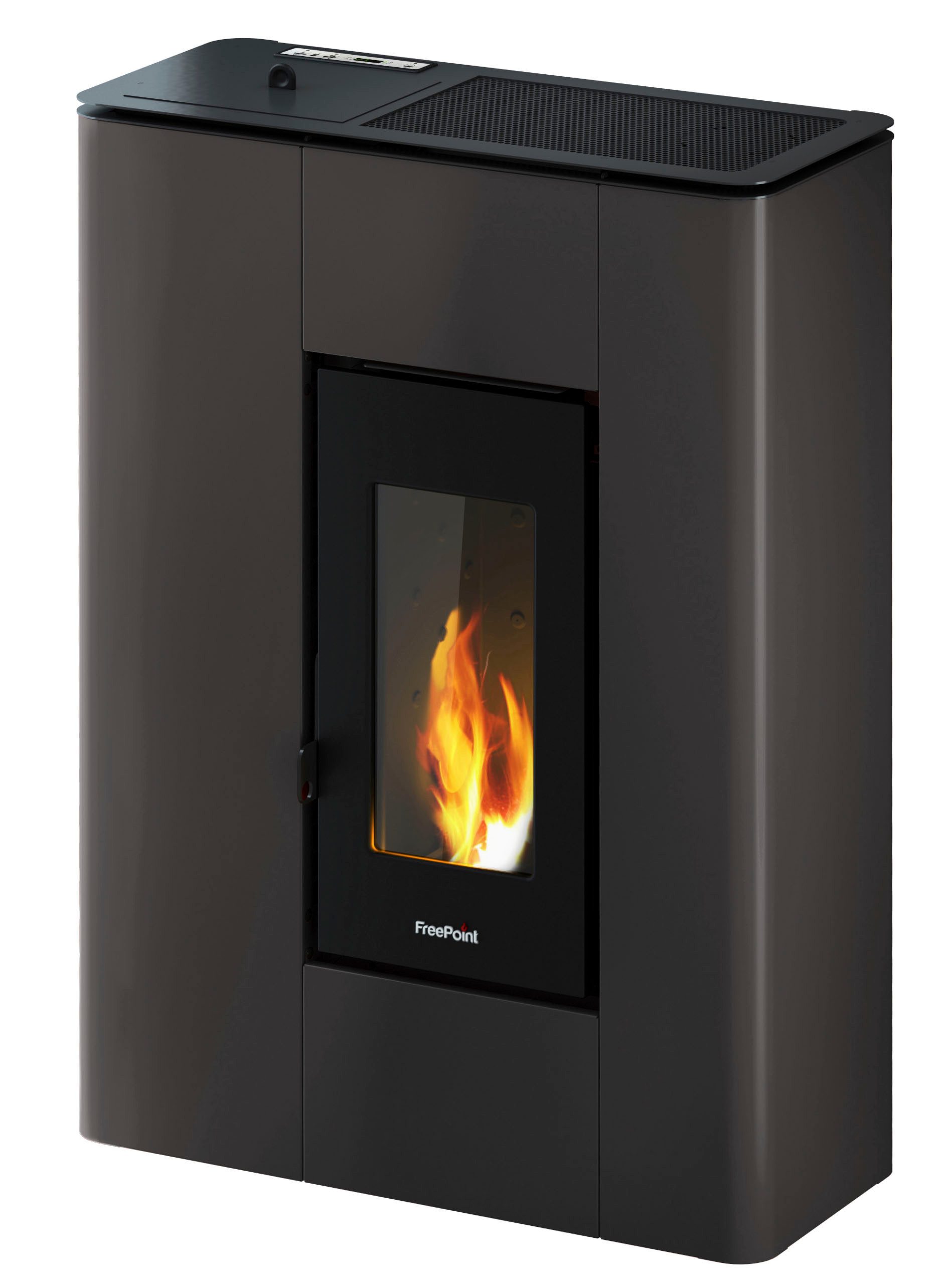 Freepoint Pelletofen »Atrium 5« Antrazit, 5,2 kW, Zeitbrand