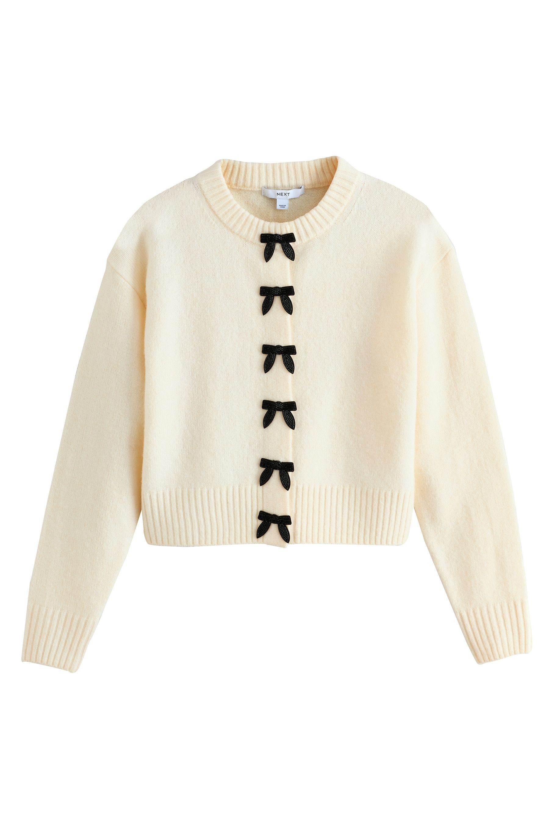 Next Strickjacke Strickjacke mit Rundhalsausschnitt (1-tlg) günstig online kaufen