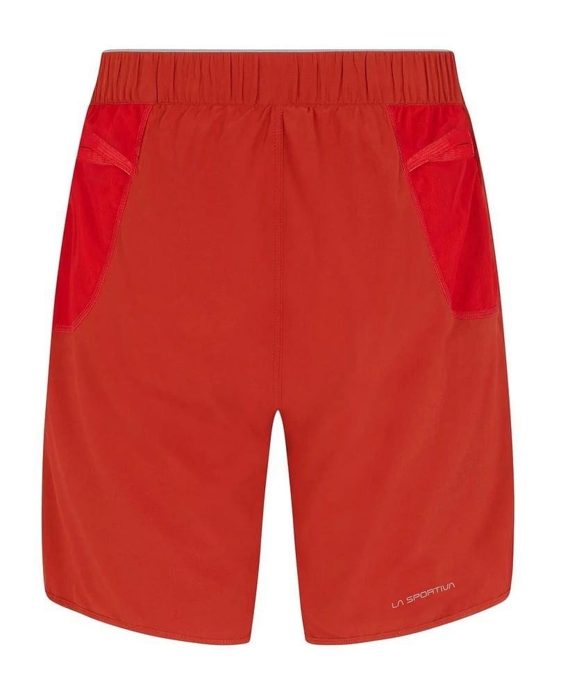 La Sportiva Trekkinghose Trail-Laufhose Rider Short (integrierte Innenhos) orange Herren