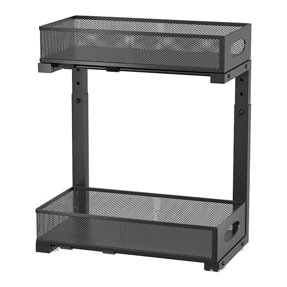 GarveeMore Küchenregal Kohlenstoffstahl unter Spüle Speicher Pull-Out Schub günstig online kaufen
