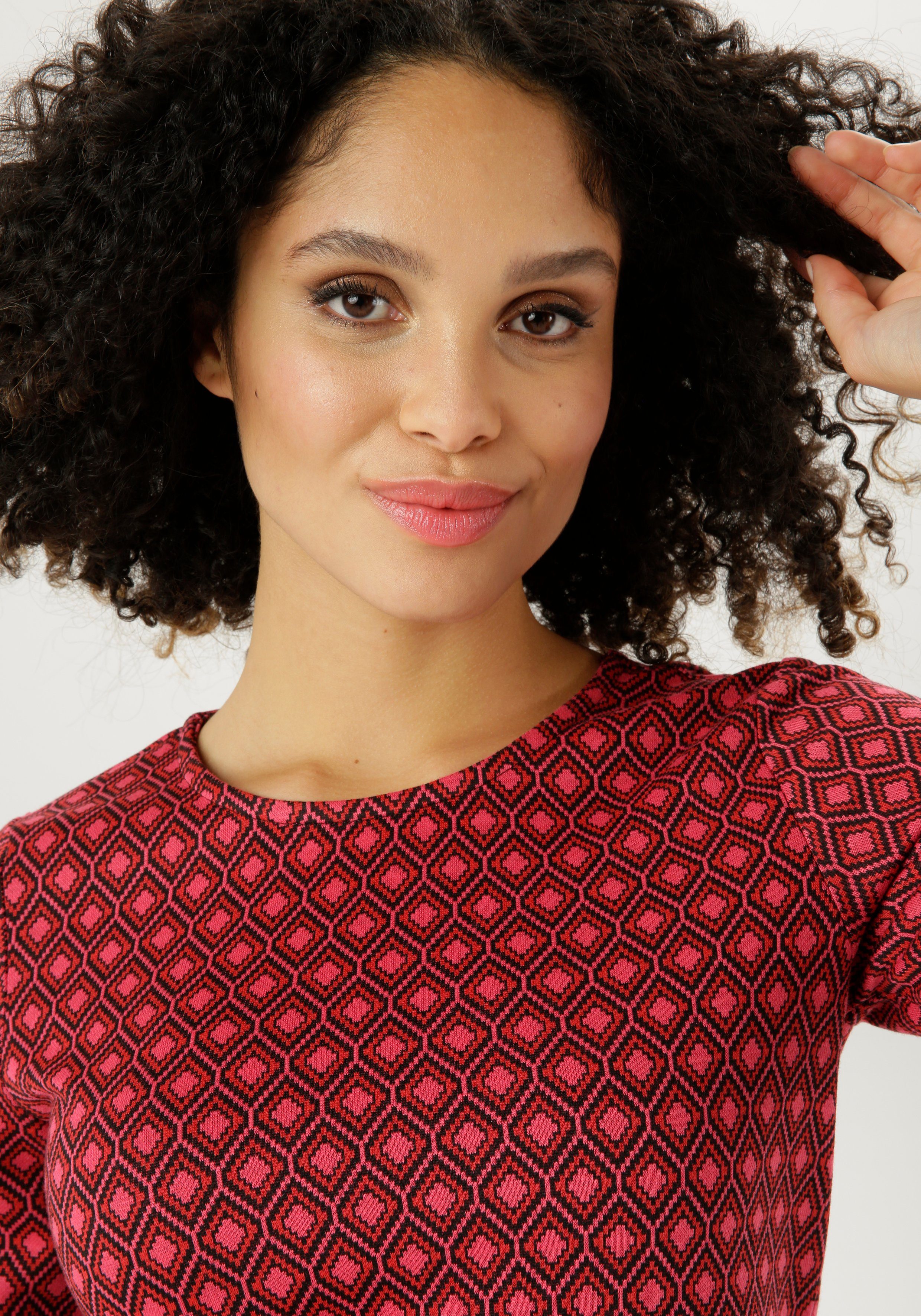 Aniston SELECTED Jerseykleid in Jacquard-Qualität – Bild 3 von 5