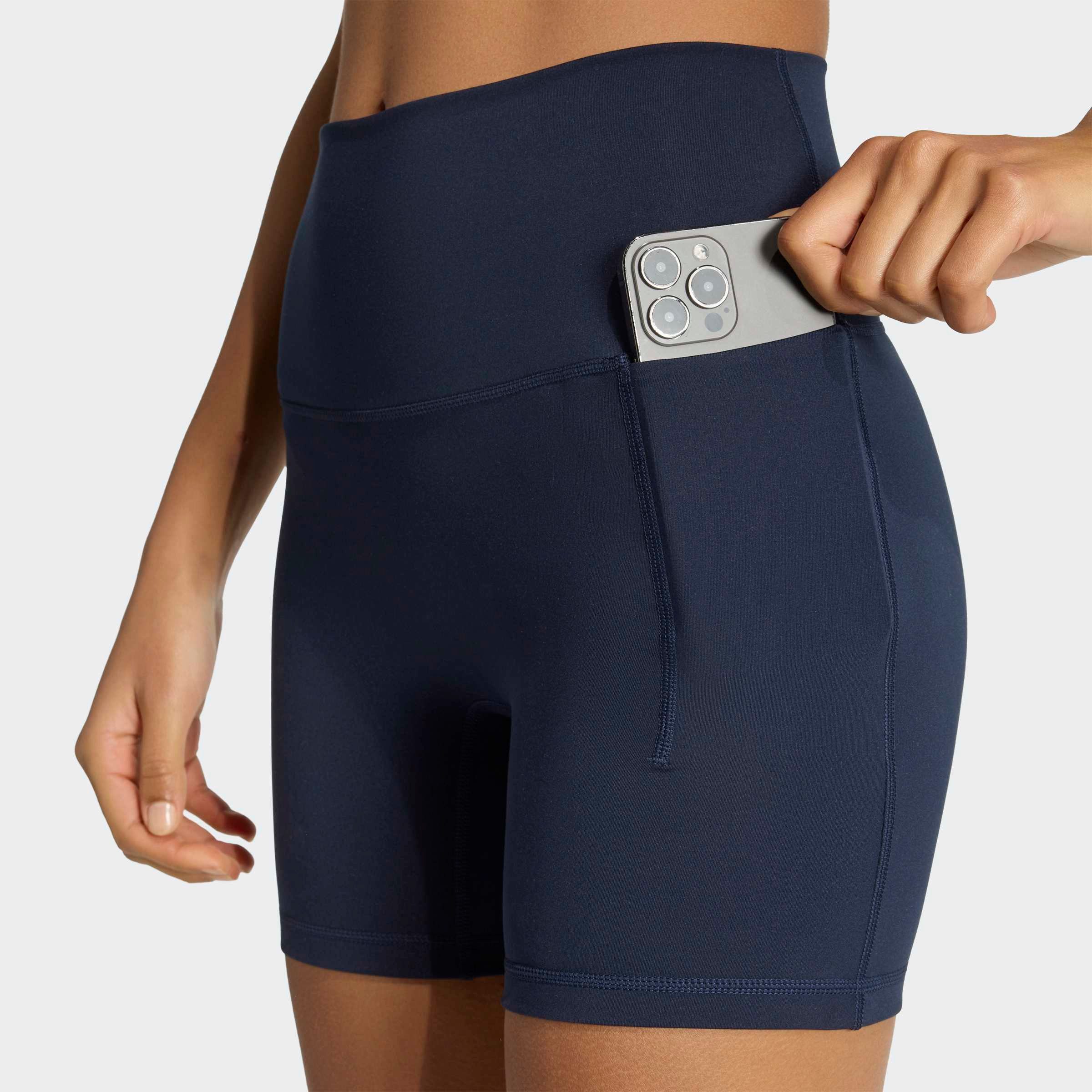 adidas Performance Shorts 3-STREIFEN STUDIO ALL ME BOOTY LEGGINGS, KURZ