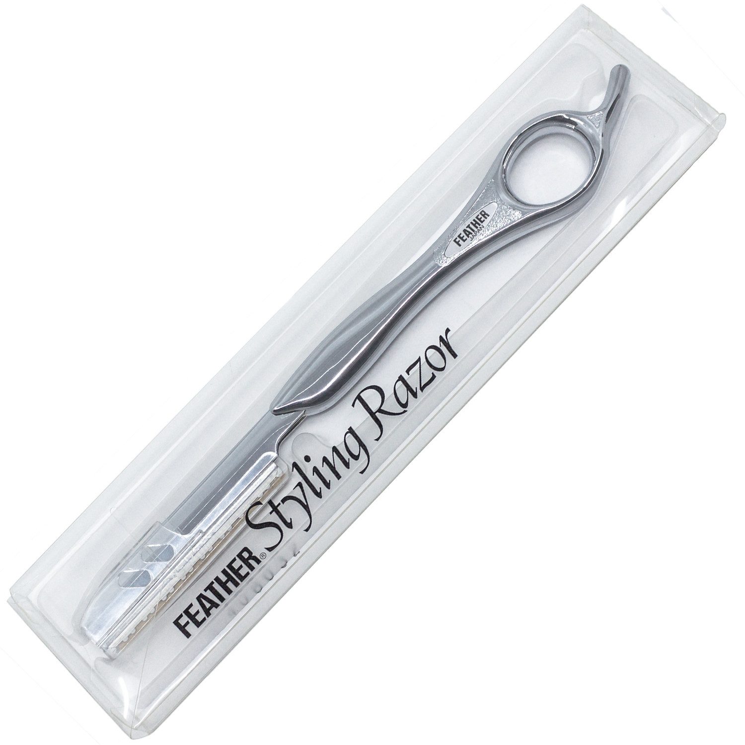 Feather Haarschneider Styling Razor Haarmesser schwarz Klinge Regular Type EX, wechselbare Klinge