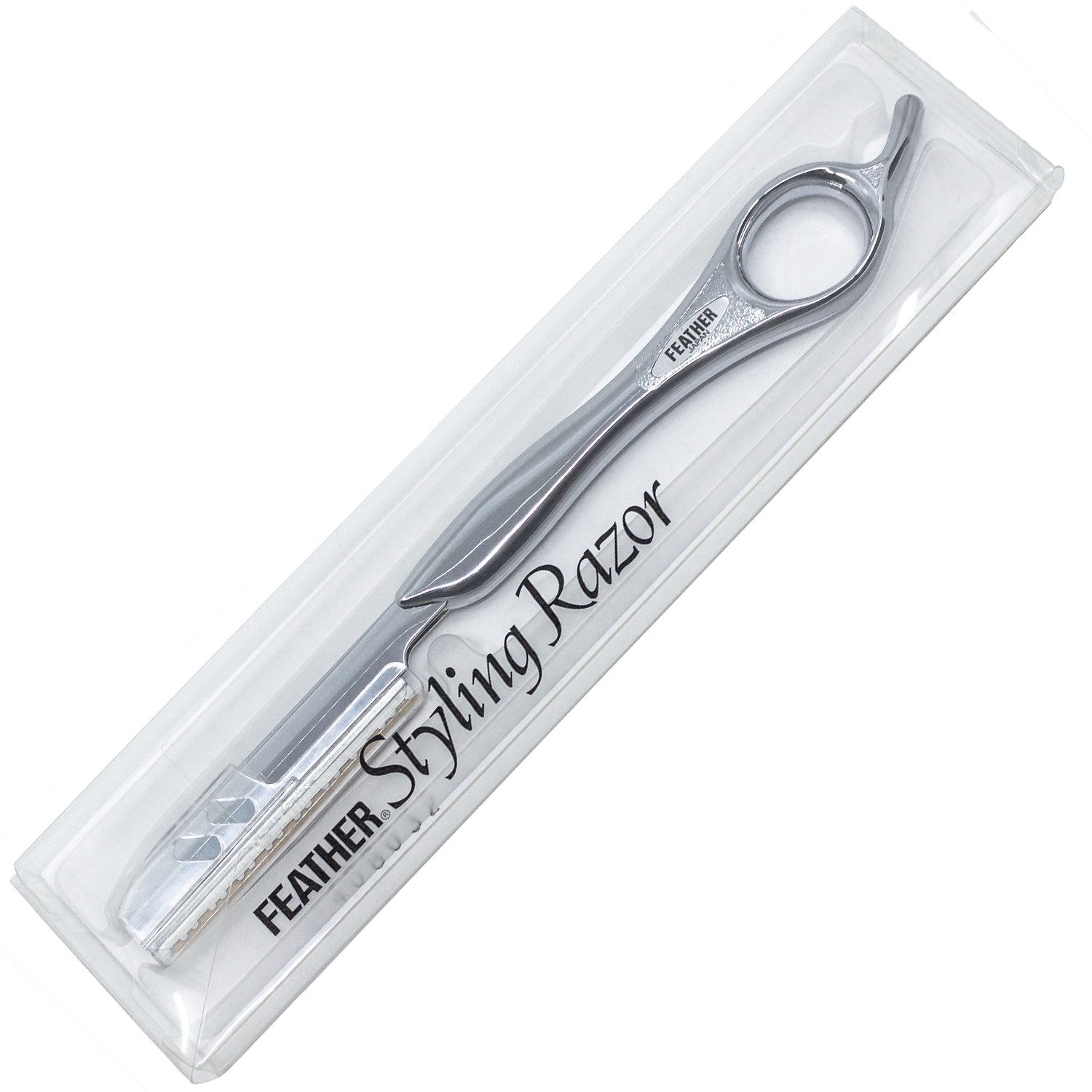 Feather Триммеры Styling Razor Haarmesser schwarz Klinge Regular Type EX, wechselbare Klinge