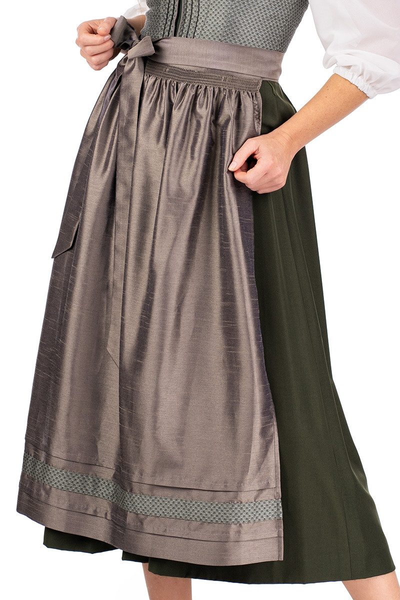 Spieth & Wensky Dirndl Dirndl lang 2tlg. - FUCHSIA - grün