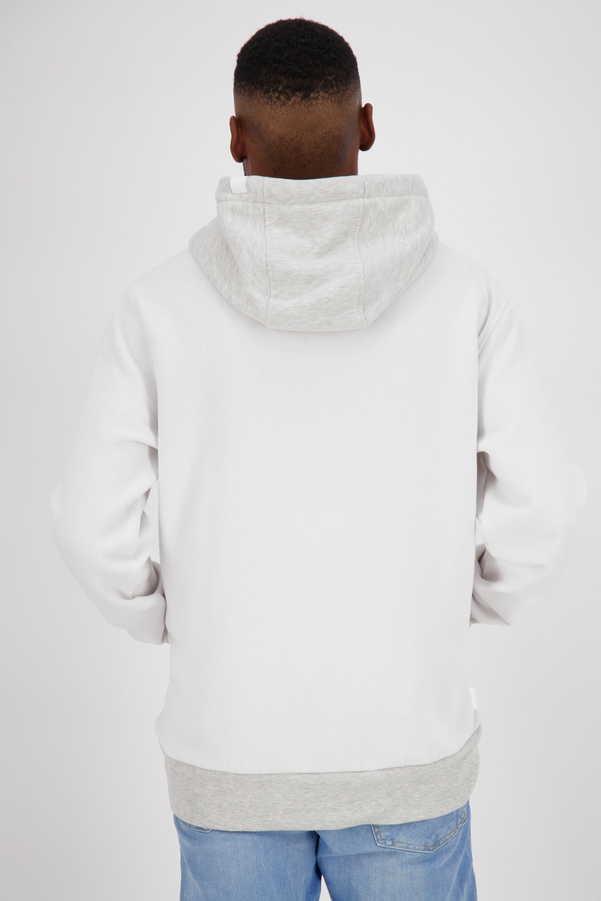 Sweat & white Kapuzensweatshirt Sweatshirt Herren Kickin MatteoAK Kapuzensweatshirt, Alife