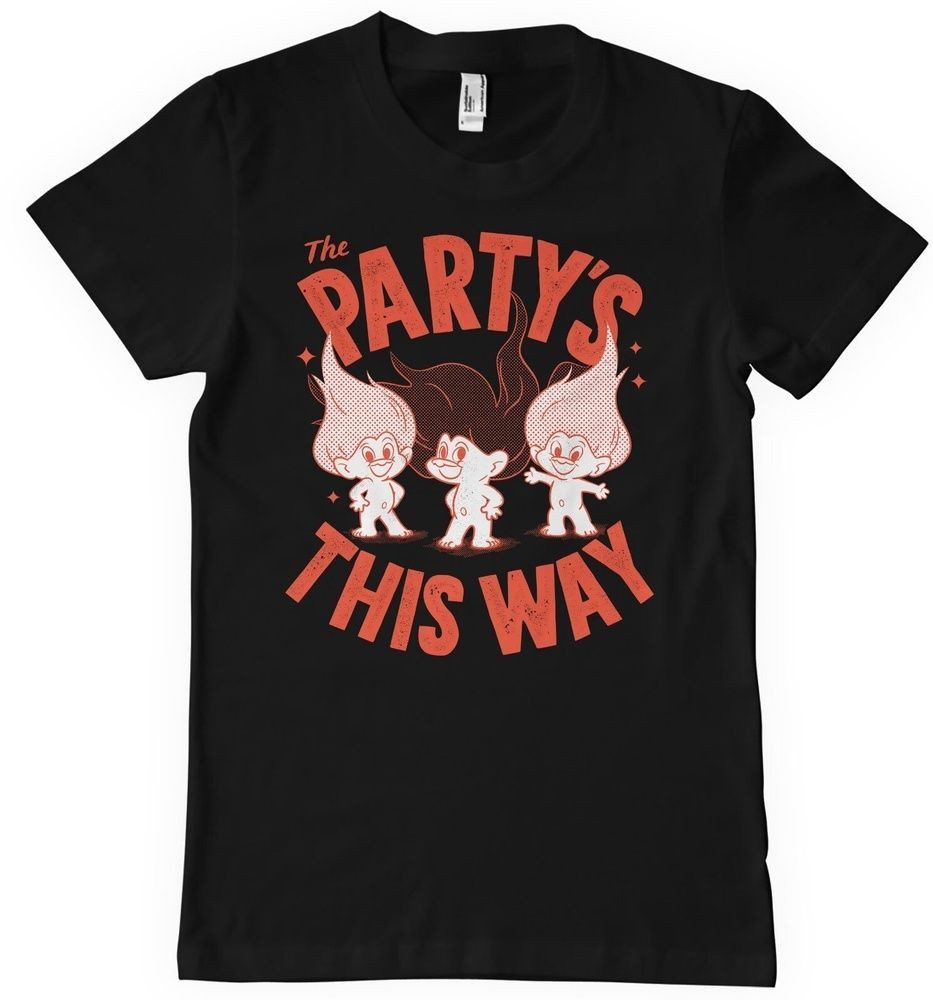 Trolls T-Shirt The Partys This Way Big Tall T-Shirt