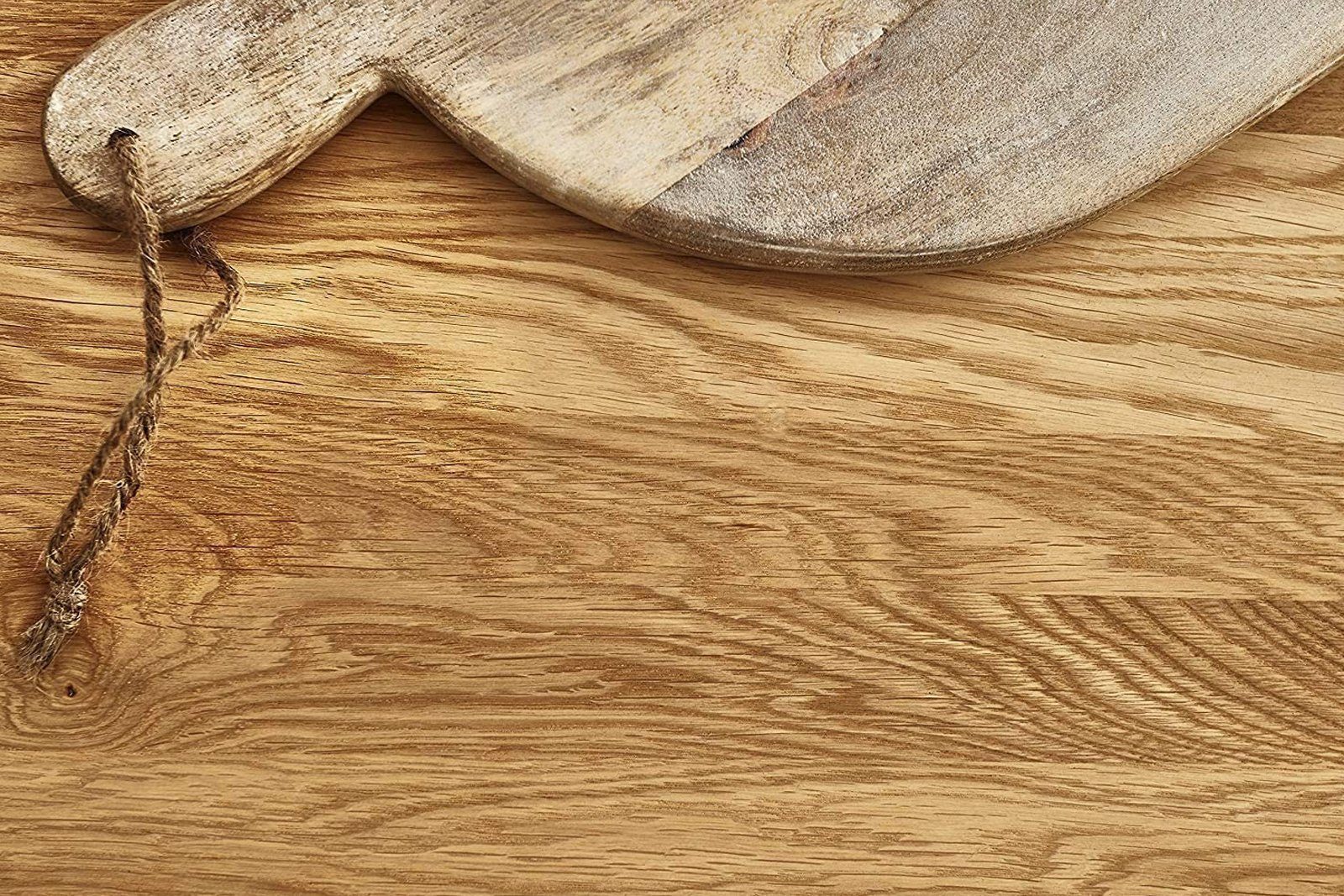 Massivholz, 26mm, Sessa, natürliche Tischplatte Baumkante Couchtisch Stärke Junado® Schwarz Wildeiche