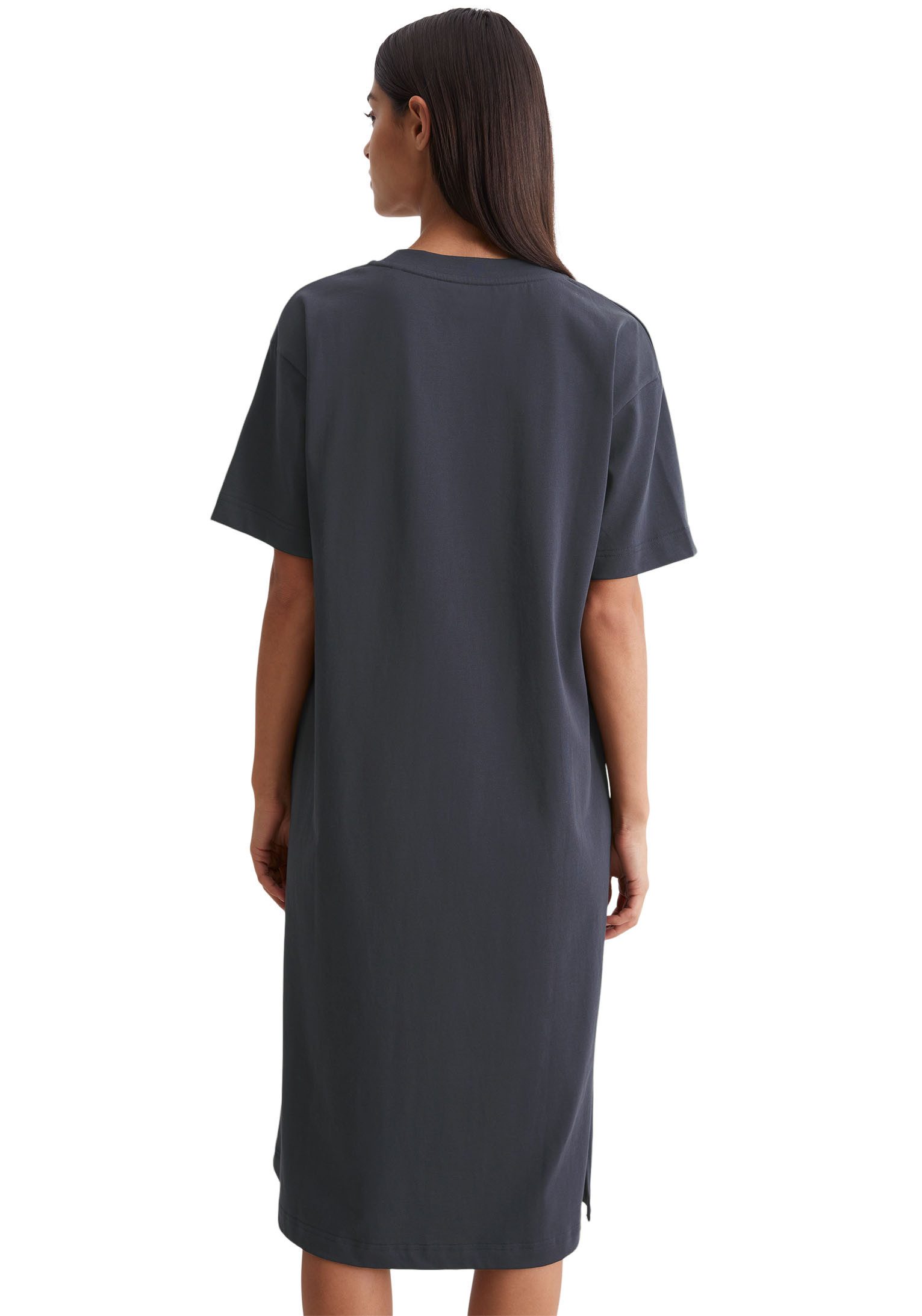 Marc O'Polo Nachthemd Heavy Jersey-Woven mit hohen Seitennaht-Schlitze