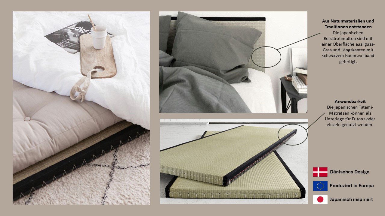 Futonmatratze Tatami, Karup Design, 5,5 cm hoch