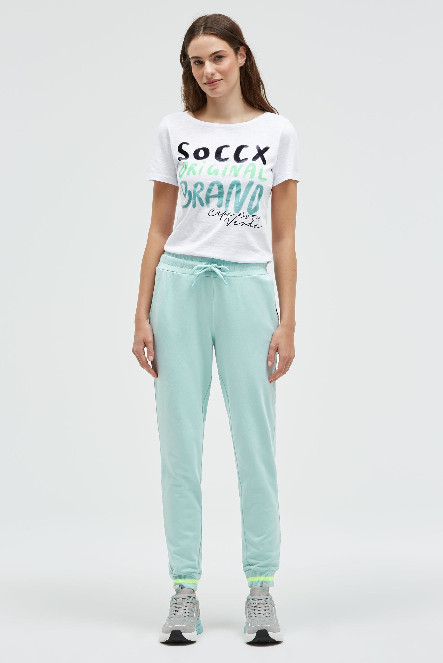 SOCCX Sporthose mit Elastikbund & seitlichen Taschen