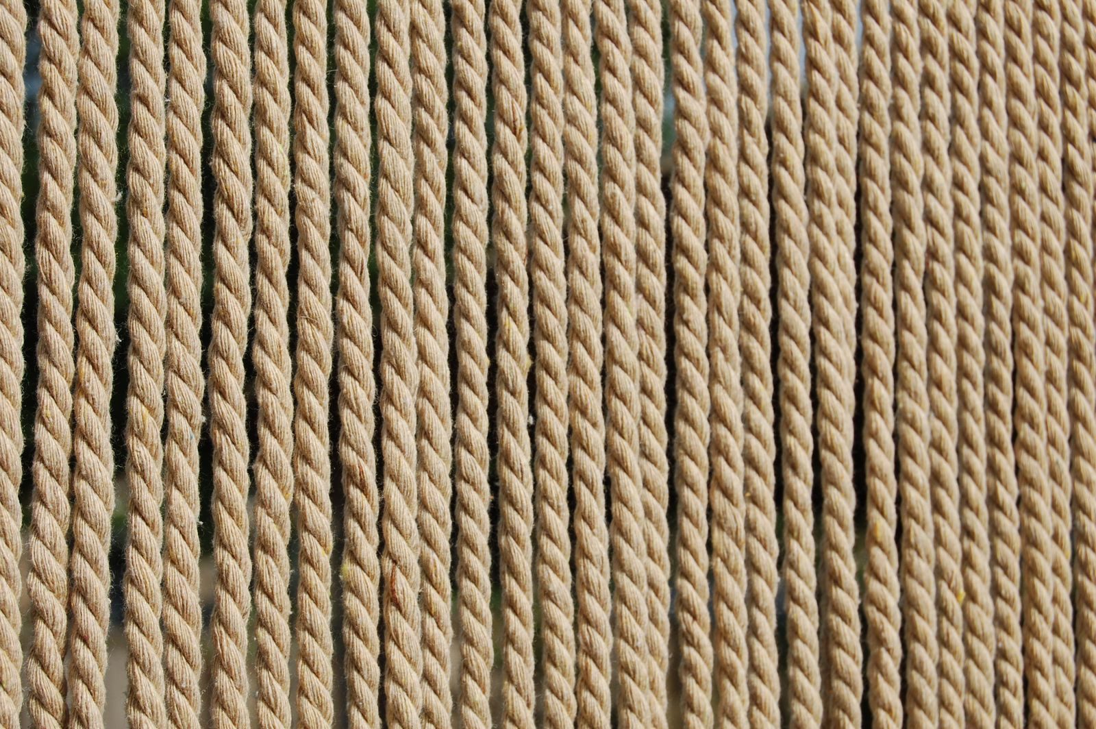 La Tenda Türvorhang CASA TOULON 1 Seilvorhang beige, Ösen, halbtransparent, 90 x 210 cm, Kunststoff - Schrauben inklusive