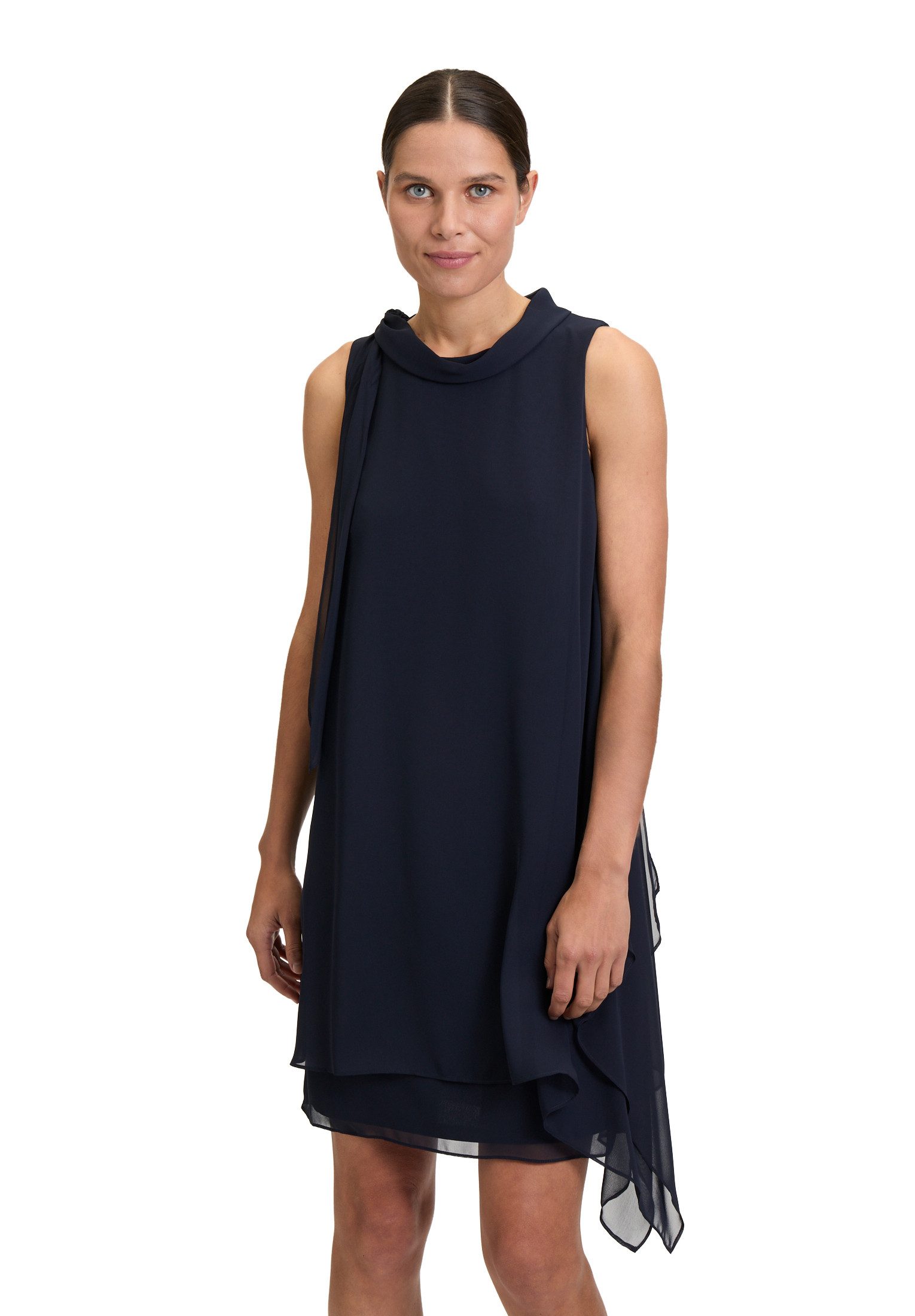 Vera Mont Cocktailkleid Damen Cocktailkleid ohne Arm Schluppe günstig online kaufen