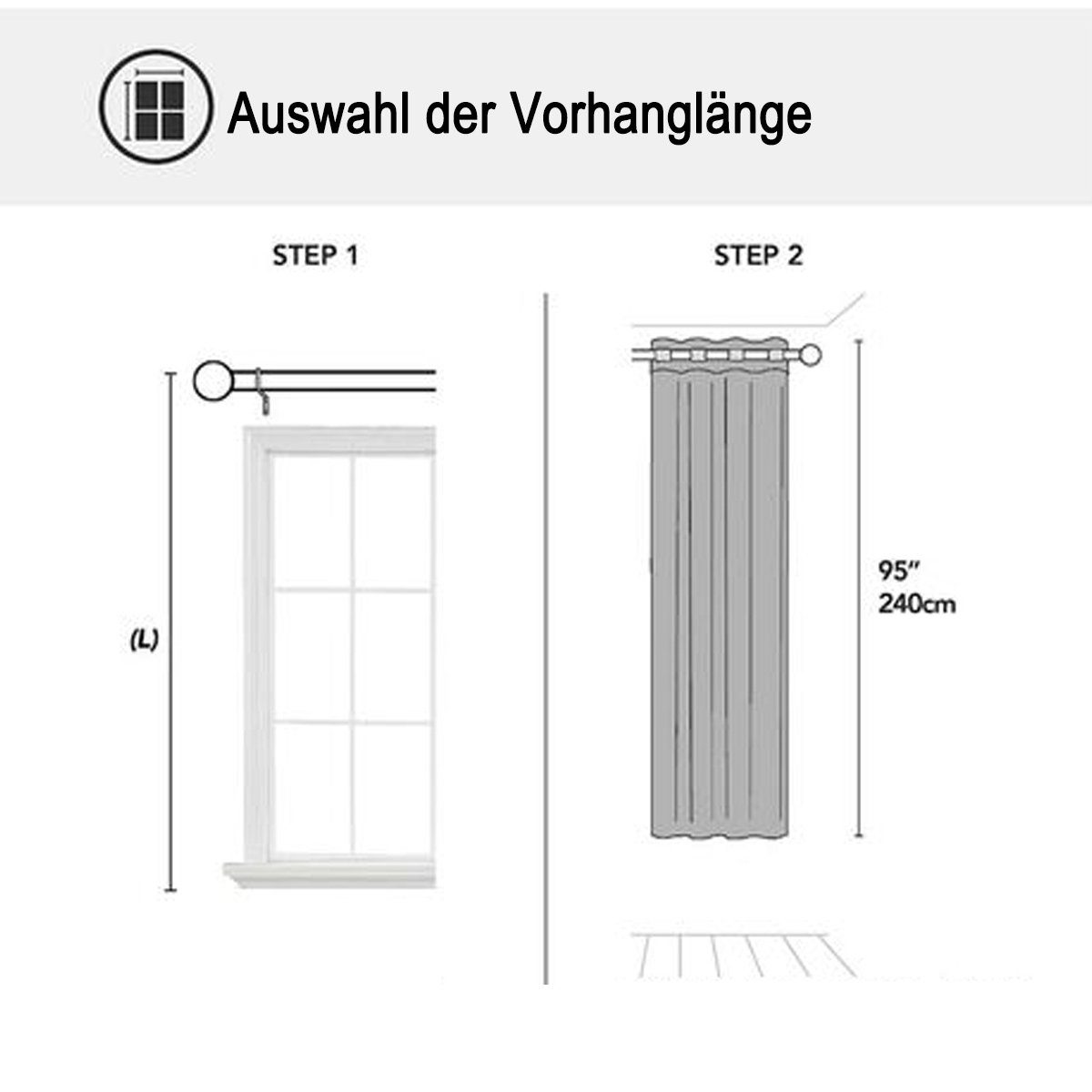Blickdicht Juoungle Vorhänge Kälteschutz Ösenvorhang, Thermovorhang Vorhang