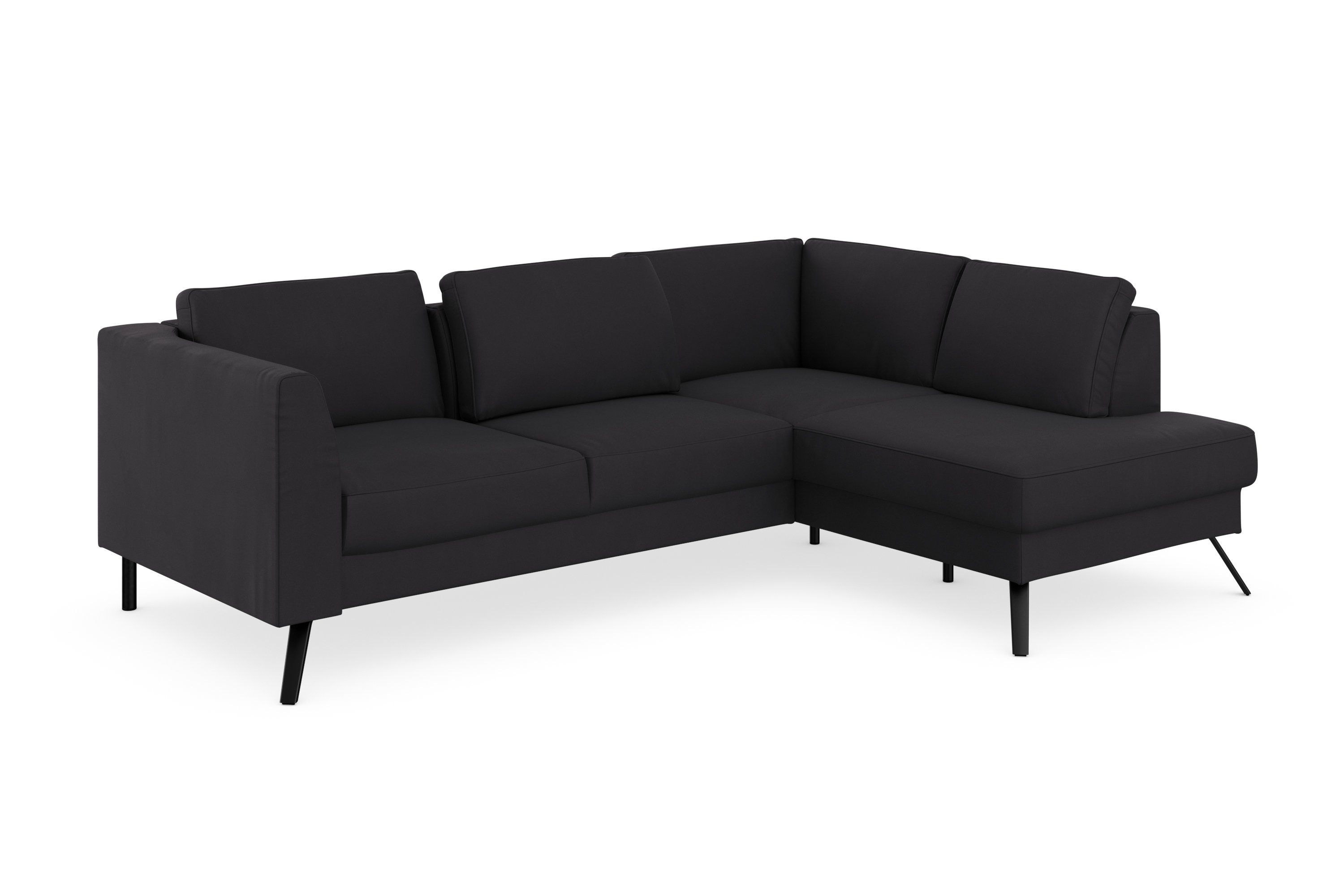 sit&more Ecksofa und mit Sitztiefenverstellung Lindholm, Federkern