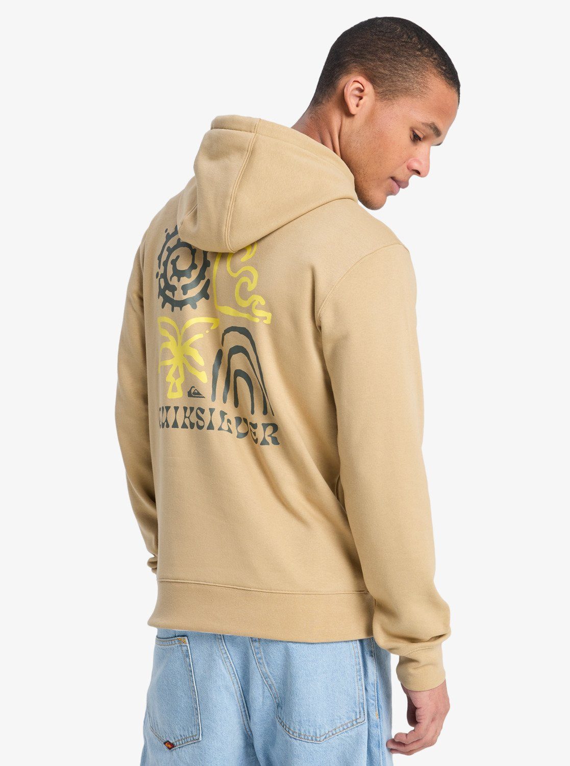 Quiksilver Kapuzensweatshirt SCREEN HOODY FRONT & BACK