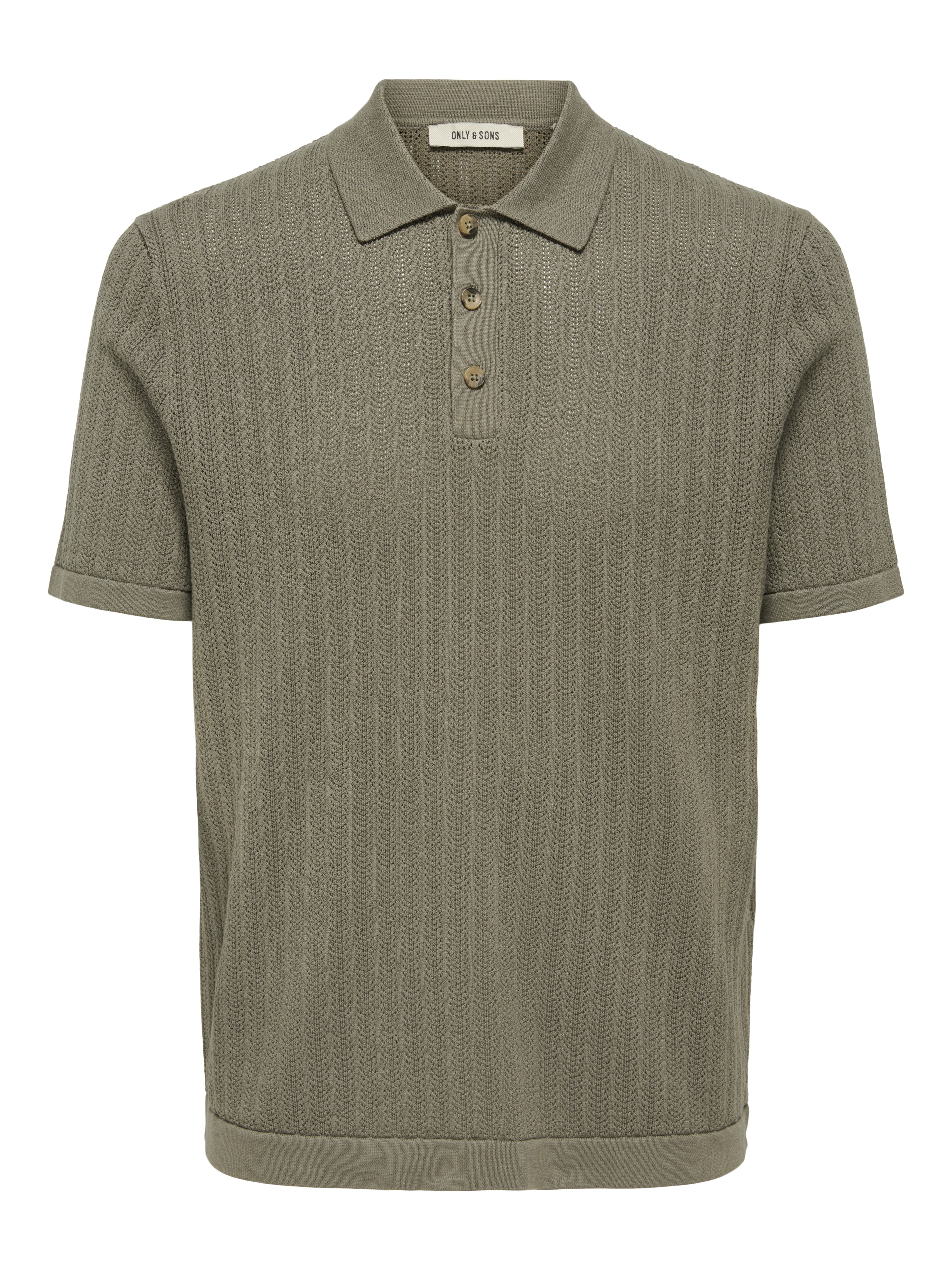 ONLY & SONS Polokragenpullover ONSMOON REG 12 SS POLO KNIT NOOS