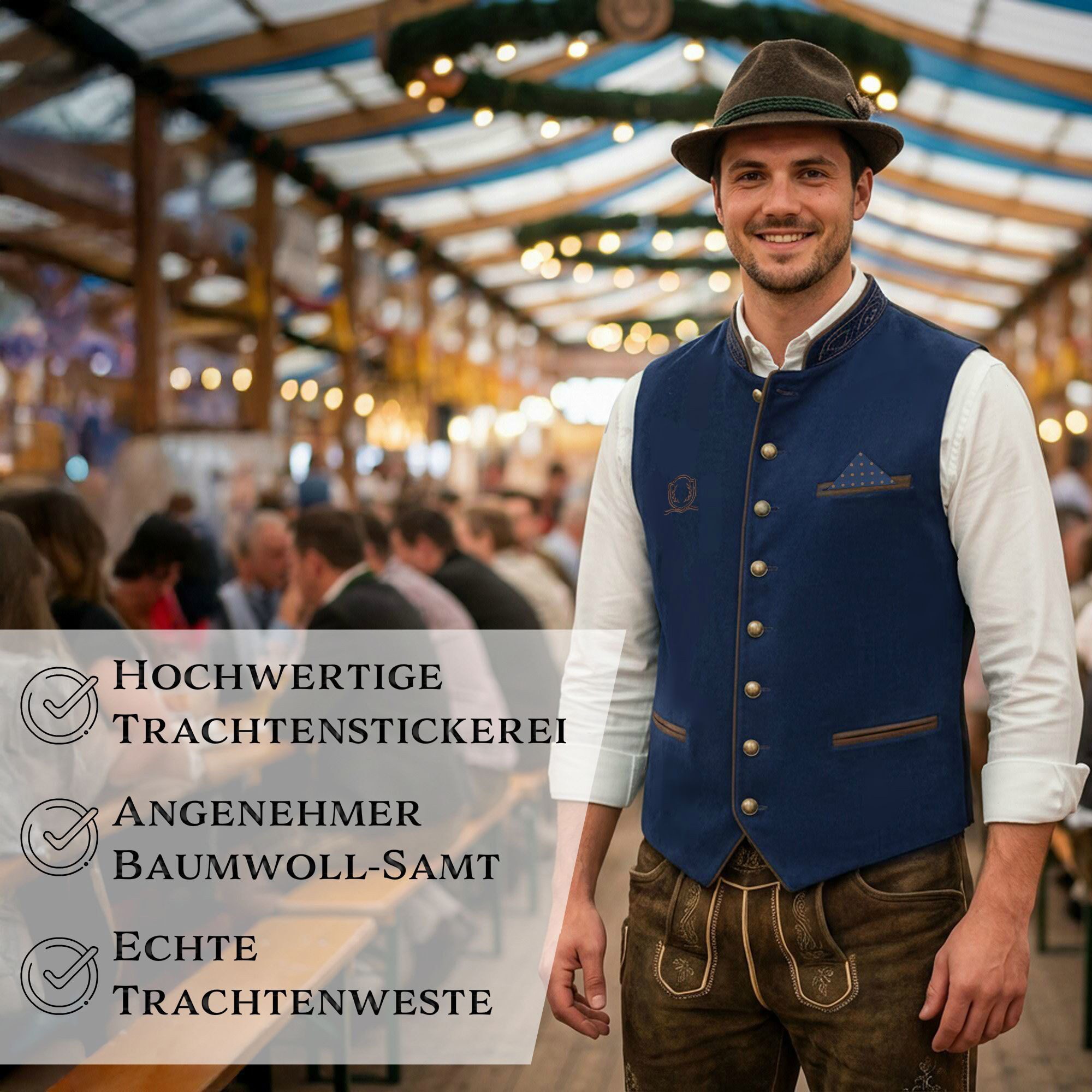 Steigenhöfer Manufaktur Trachtenweste Steigenhöfer Manufaktur Trachtenweste Edmund