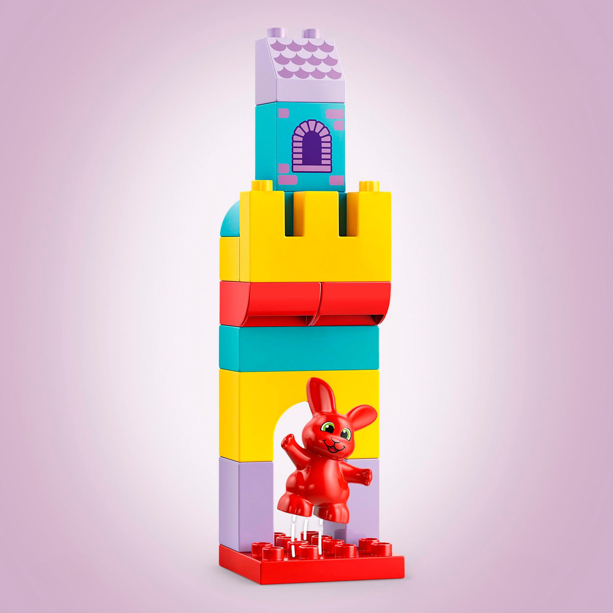 LEGO® Hopsys Burgspiel (10450), LEGO DUPLO Town Konstruktionsspielsteine, (47 St), Made in Europe – Bild 4 von 5