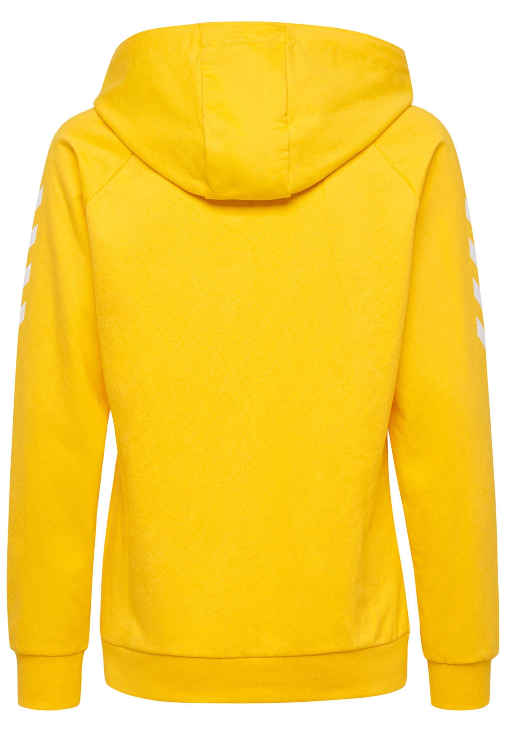 Details (1-tlg) Gelb Plain/ohne Sweatshirt hummel