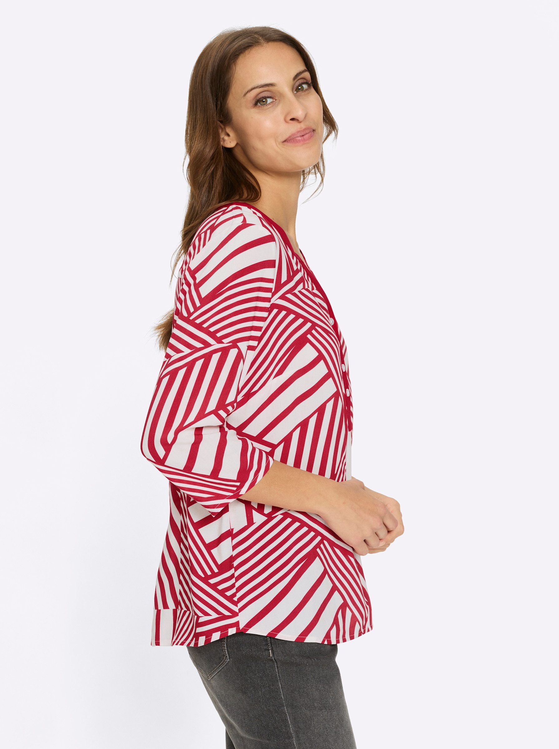 Witt Klassische Bluse Schlupfbluse 3/4-Arm