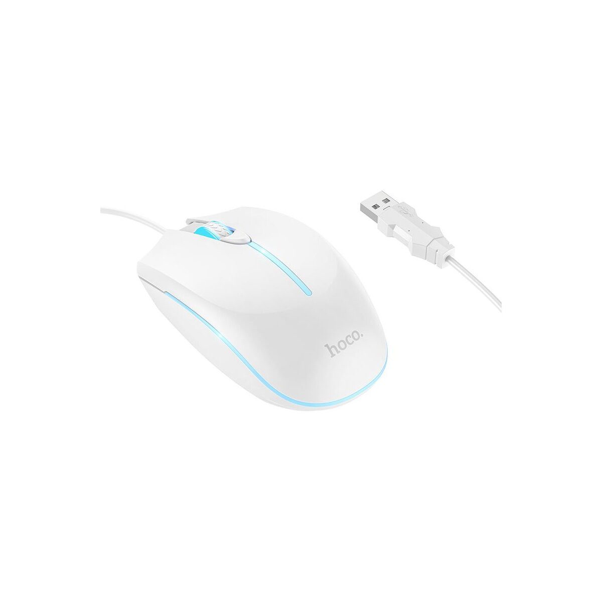 hoco. Elektrorasierer HOCO Gaming Maus GM37 USB-A 2400 dpi Kabel Weiß
