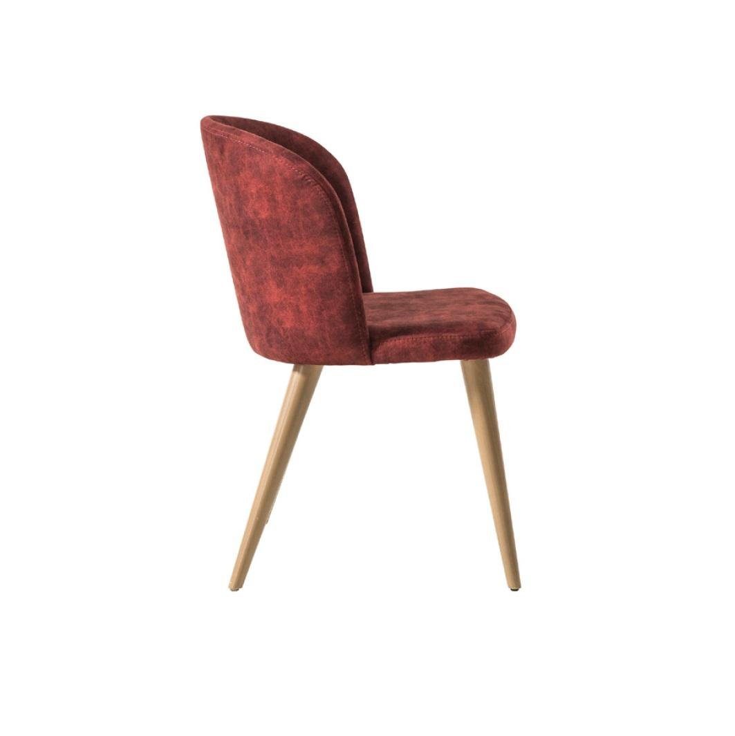Esszimmer Stühle Luxus Design Stuhl, JVmoebel Textil Holz Lehnstühle Stuhl Möbel
