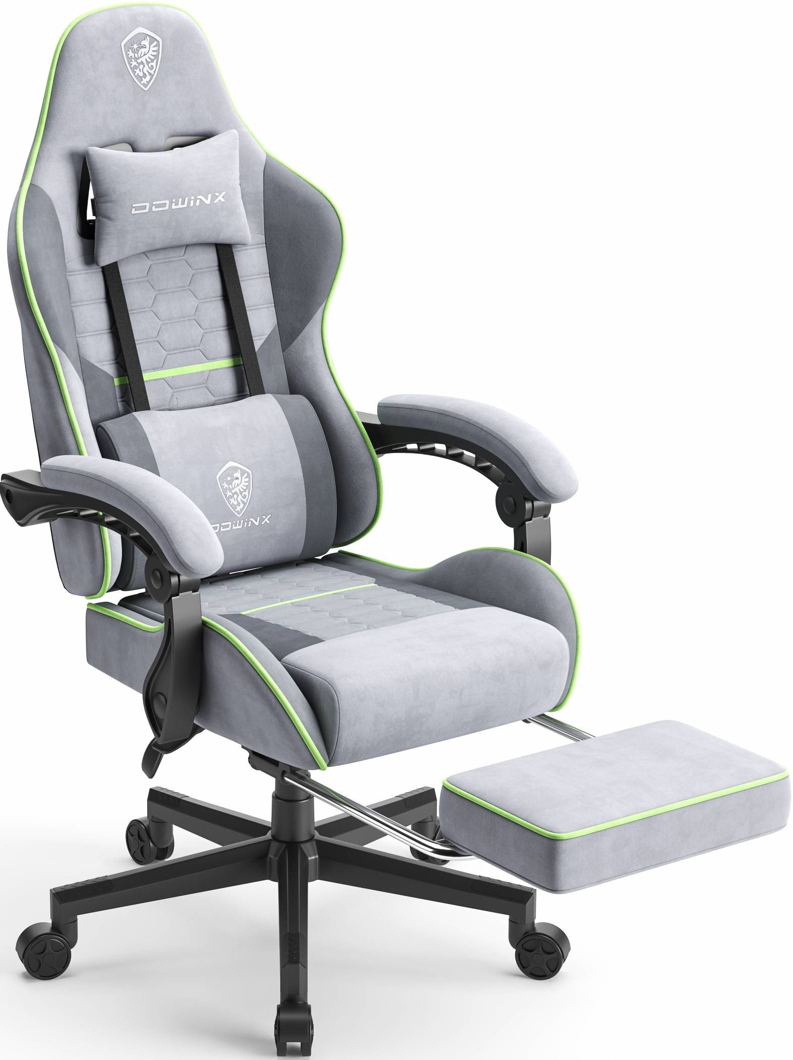 Dowinx Gaming-Stuhl Taschenfederkissen mit Kopfstützenmassage, ergonomische günstig online kaufen