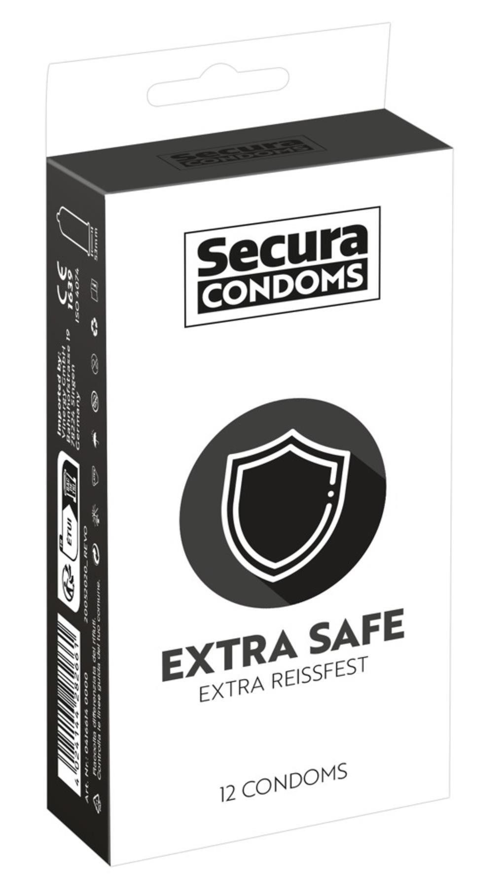 Secura Kondome Secura - Extra Safe, 12 St.