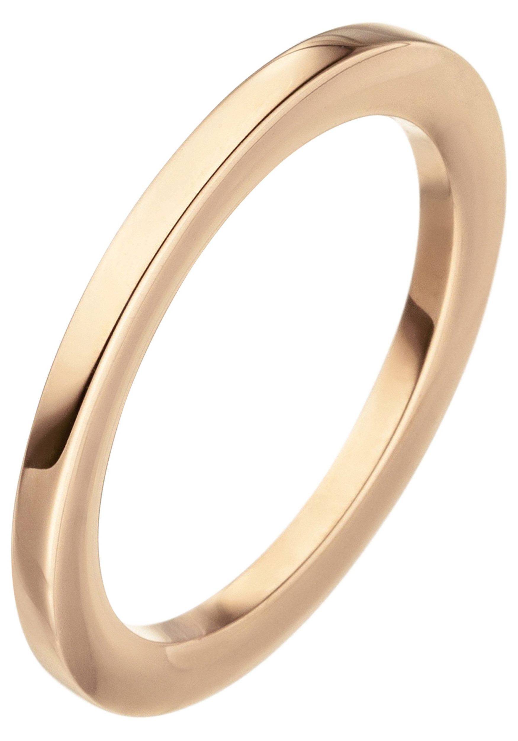 JOBO Goldring Ring Vorsteckring schmal 1,9 mm, 585 Roségold günstig online kaufen