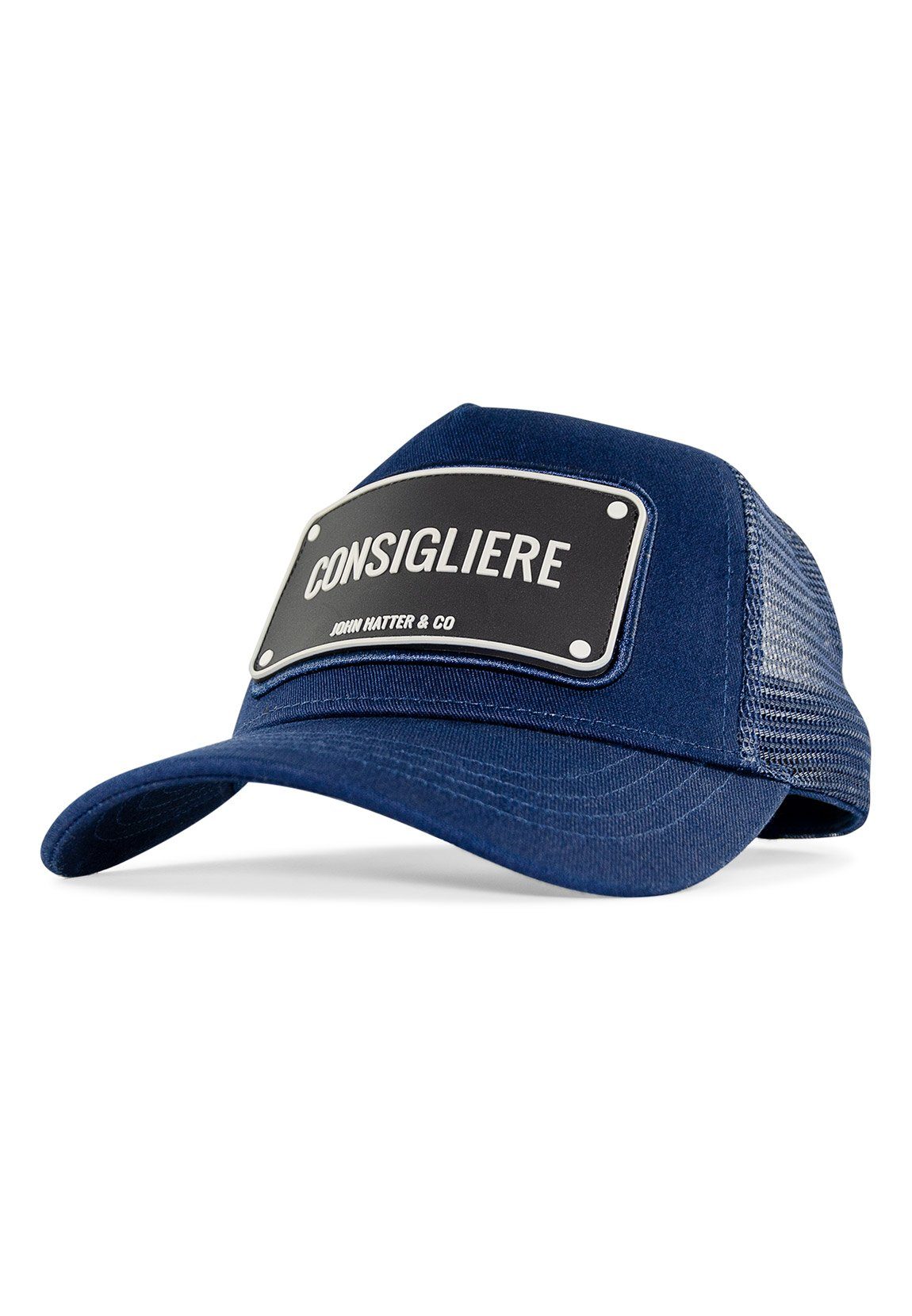 John Hatter & Co. Trucker Cap John Hatter & Co Trucker Cap CONSIGLIERE Rubber Navy Dunkelblau