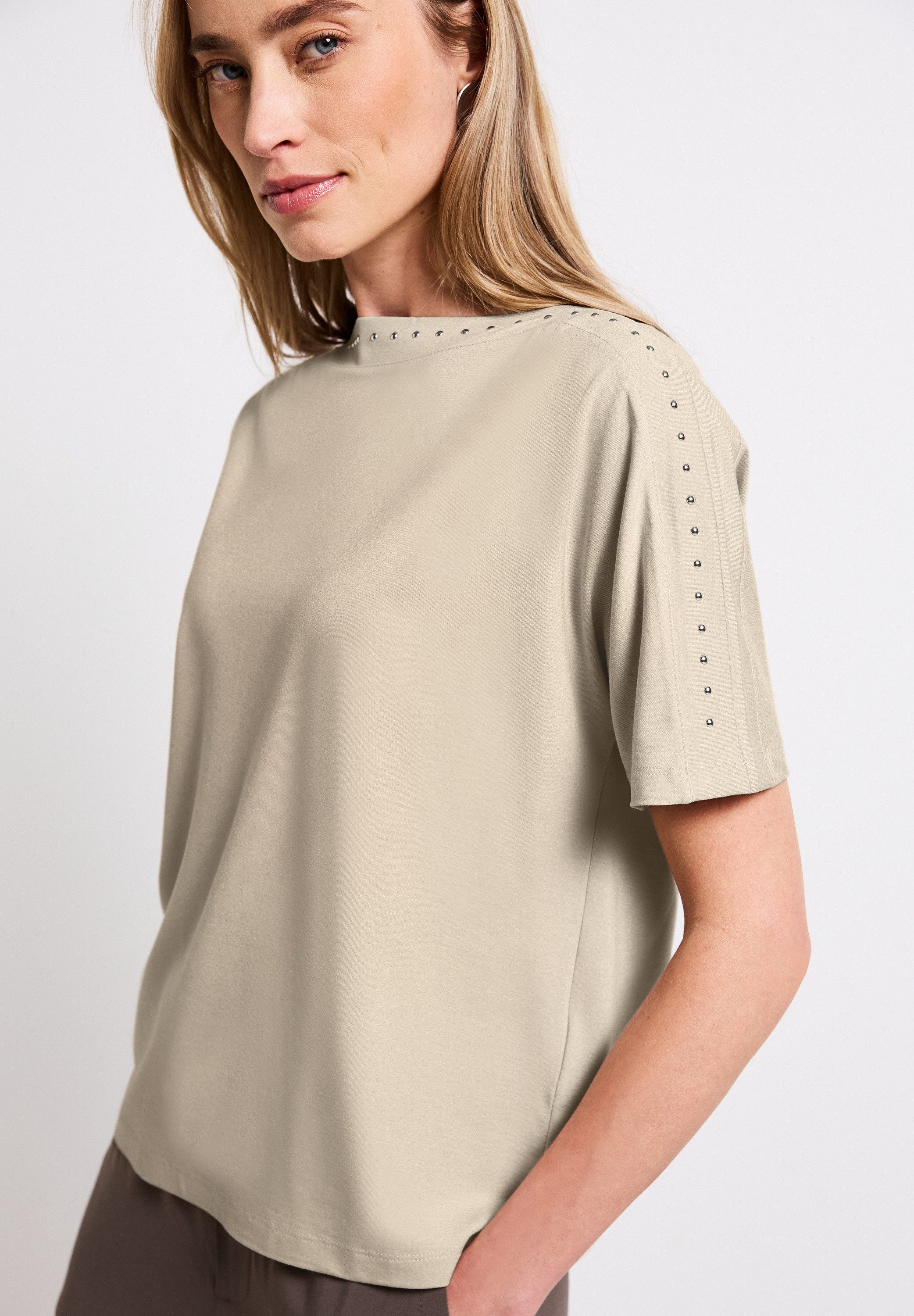 STREET ONE T-Shirt mit Nieten