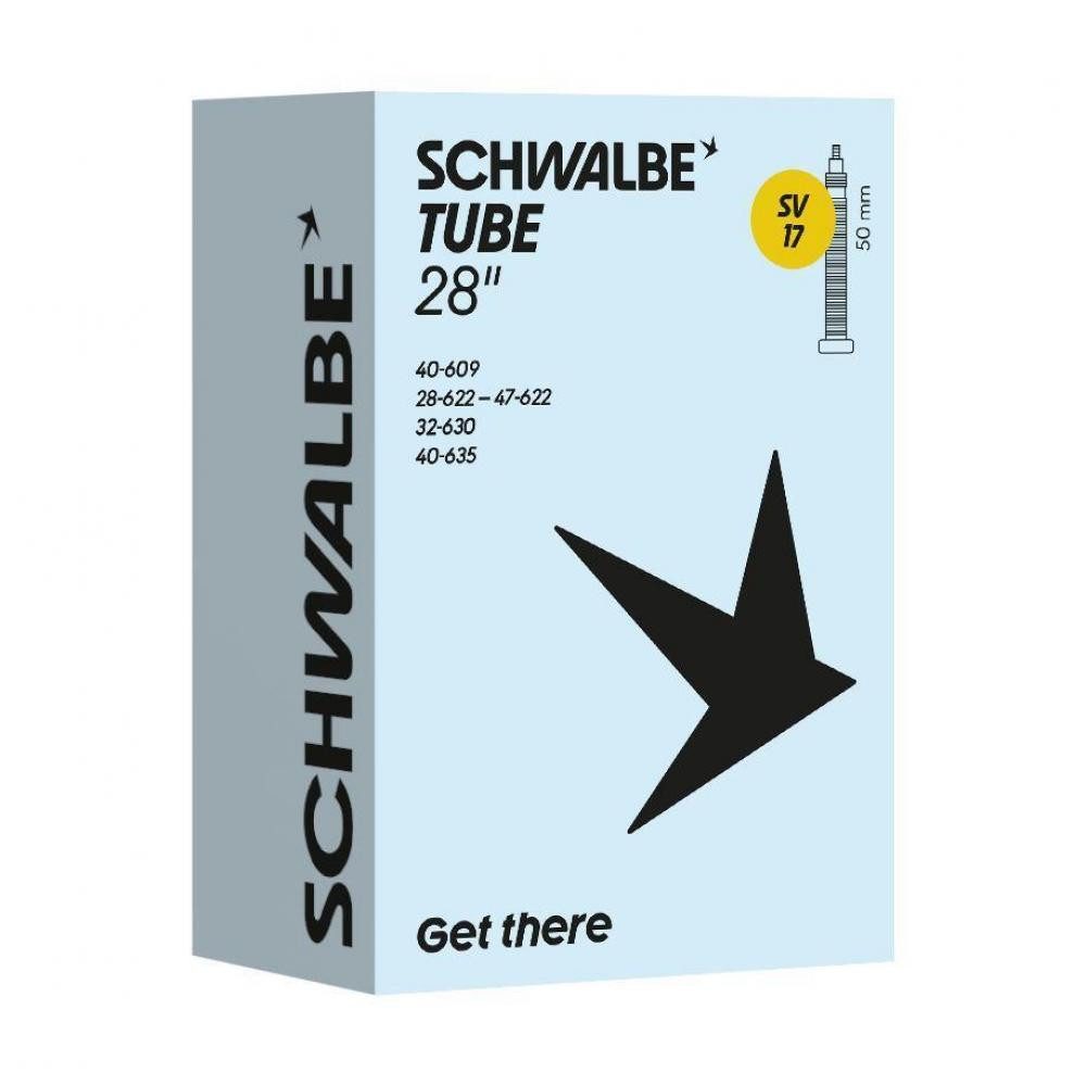Schwalbe Fahrradschlauch Schwalbe SCHLAUCH SV17 28 Zoll (28/47-622)/635 50mm - Fahrradschlauch