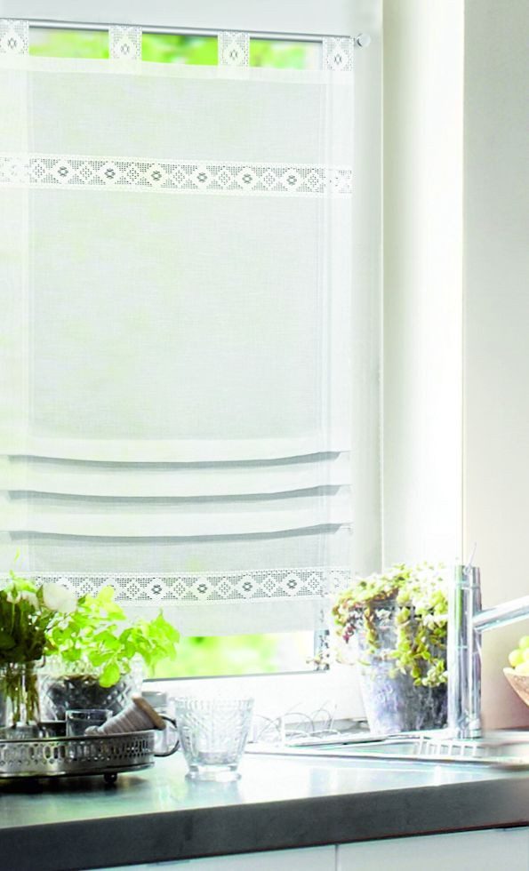 Neusser Collection Gardine Neusser Collection Landhaus Klippsrollo Daniela günstig online kaufen