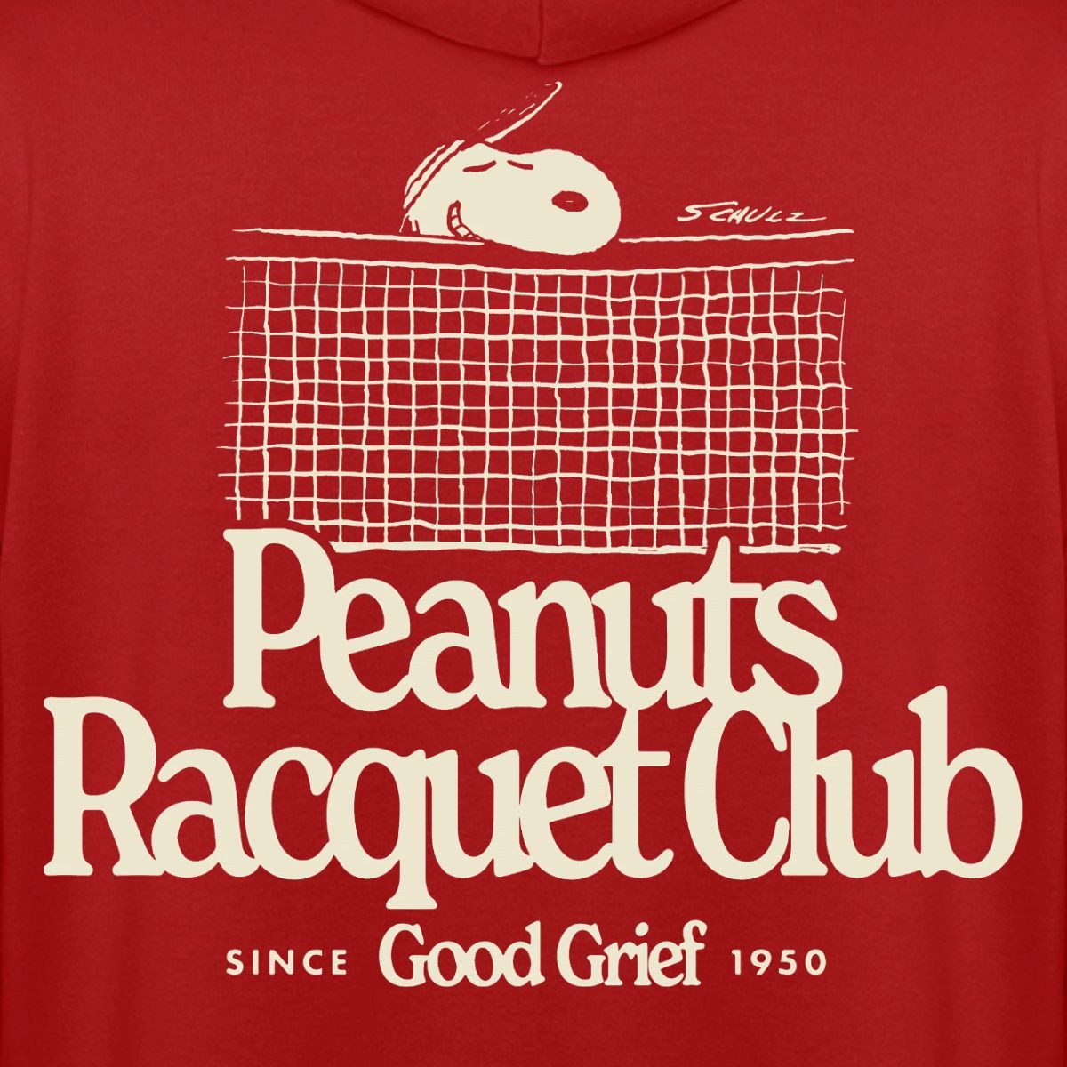 Spreadshirt Hoodie Peanuts Racquet Club Mtit Snoopy Hell Unisex Hoodie (1-tlg)
