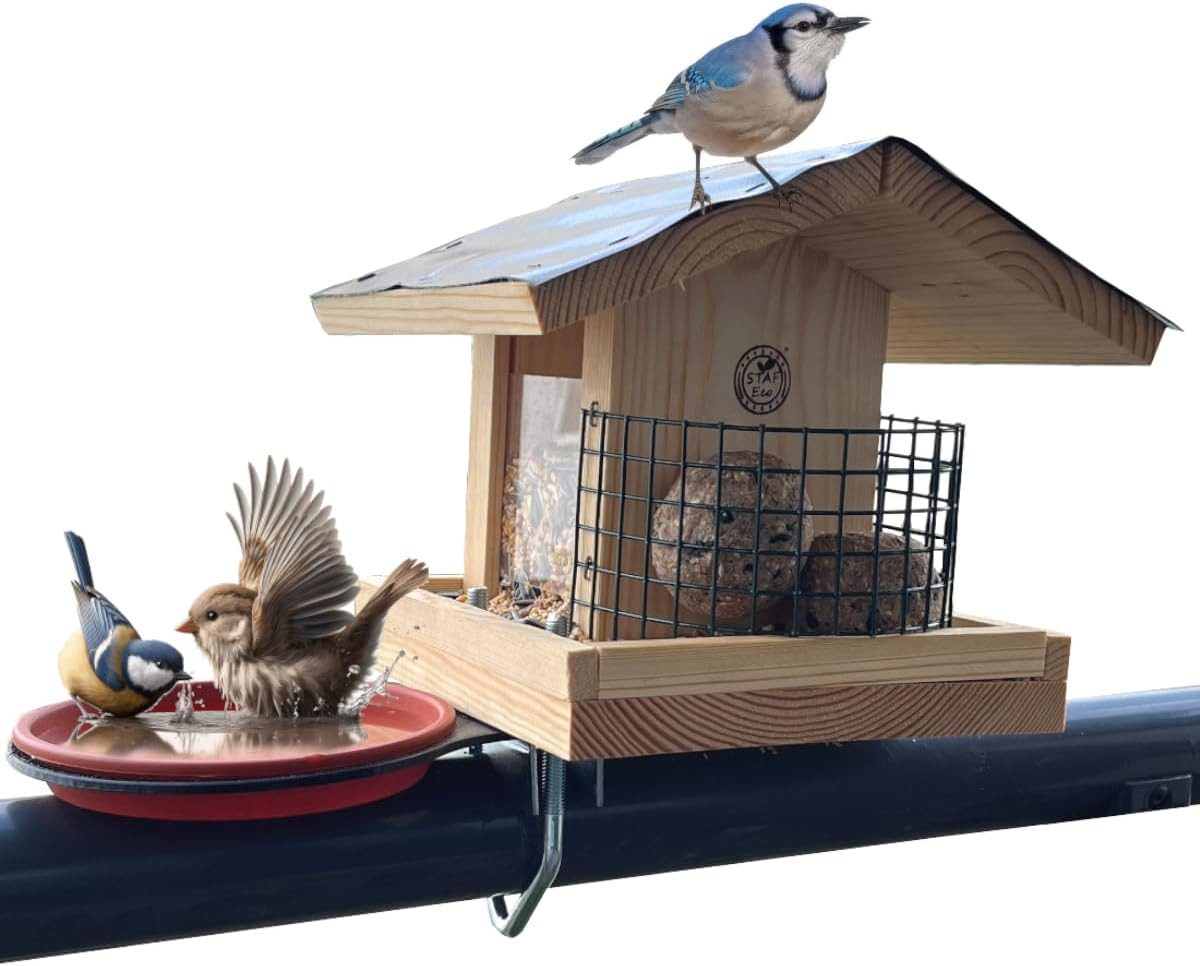 Stafeco Vogelhaus Vogelfutterhaus für Balkon und günstig online kaufen