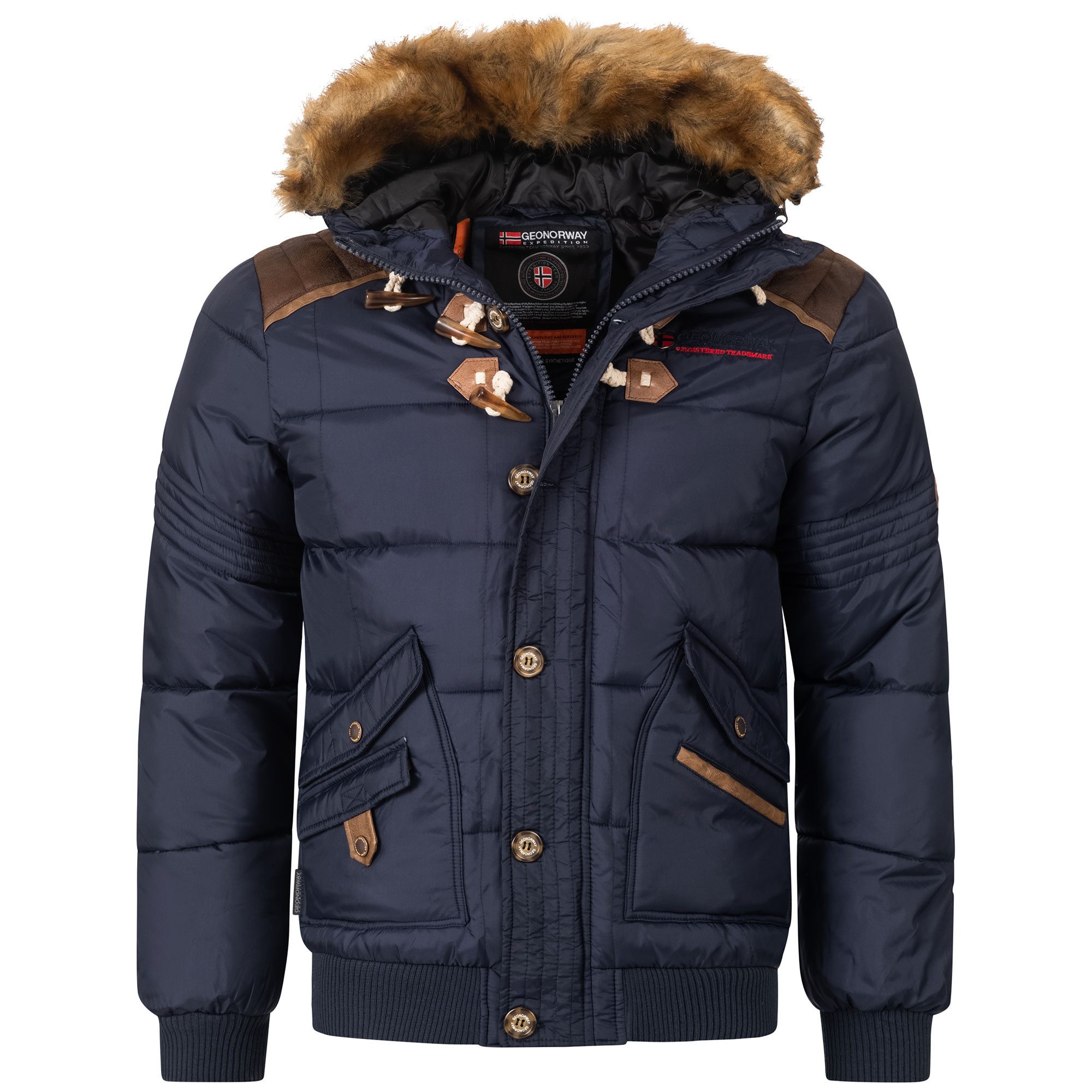 Geographical Norway Winterjacke warme Designer Herren Winter Stepp Jacke Outdoorjacke Belph