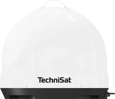 TechniSat SKYRIDER DOME ISI Camping Sat-Anlage (DVB-S2, für Außenbereich), Satellitenschüssel, Astra 19,2°, Single-LNB, Wetterschutzgehäuse
