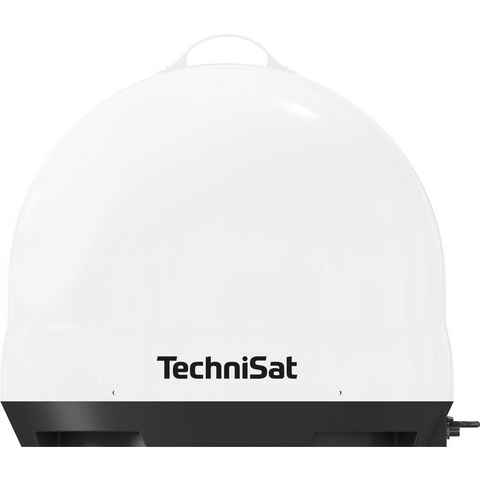 TechniSat SKYRIDER DOME ISI Camping Sat-Anlage (DVB-S2, für Außenbereich), Satellitenschüssel, Astra 19,2°, Single-LNB, Wetterschutzgehäuse