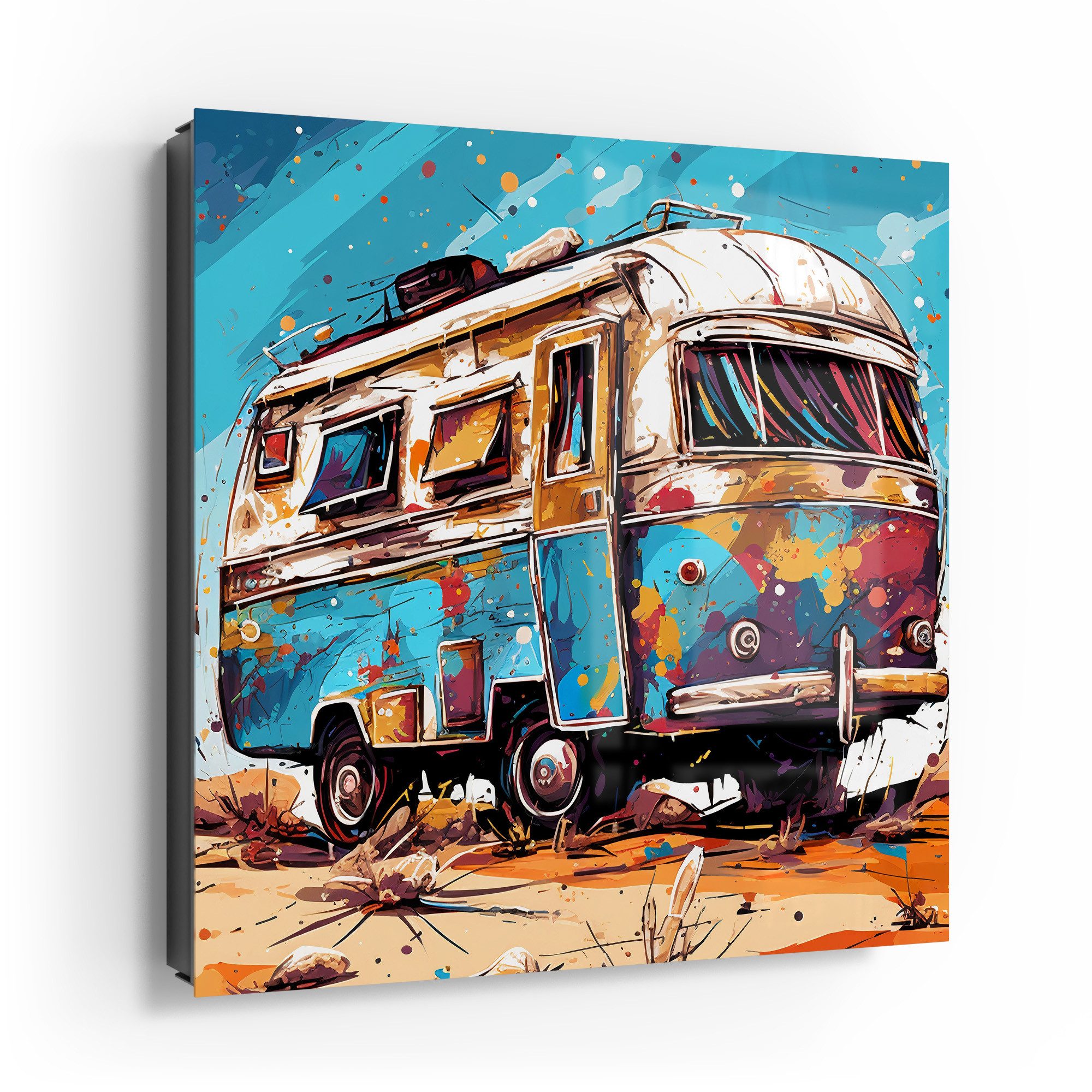 DEQORI Schlüsselkasten 'Wüstenroadtrip', Glas Schlüsselbox modern günstig online kaufen