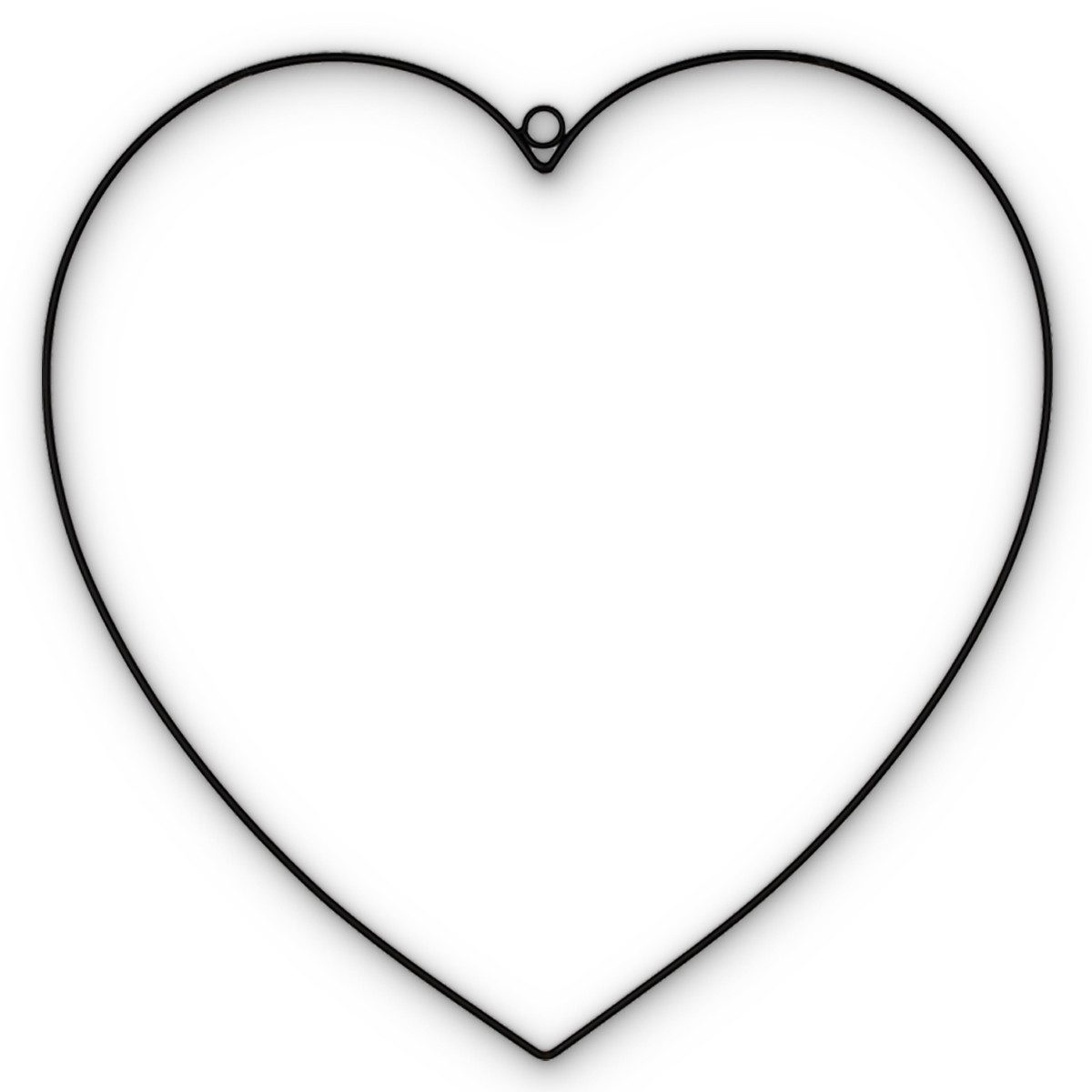 matches21 HOME & HOBBY Dekohänger Metall Draht-Herzen Ø 30 cm im 2er Set zu günstig online kaufen