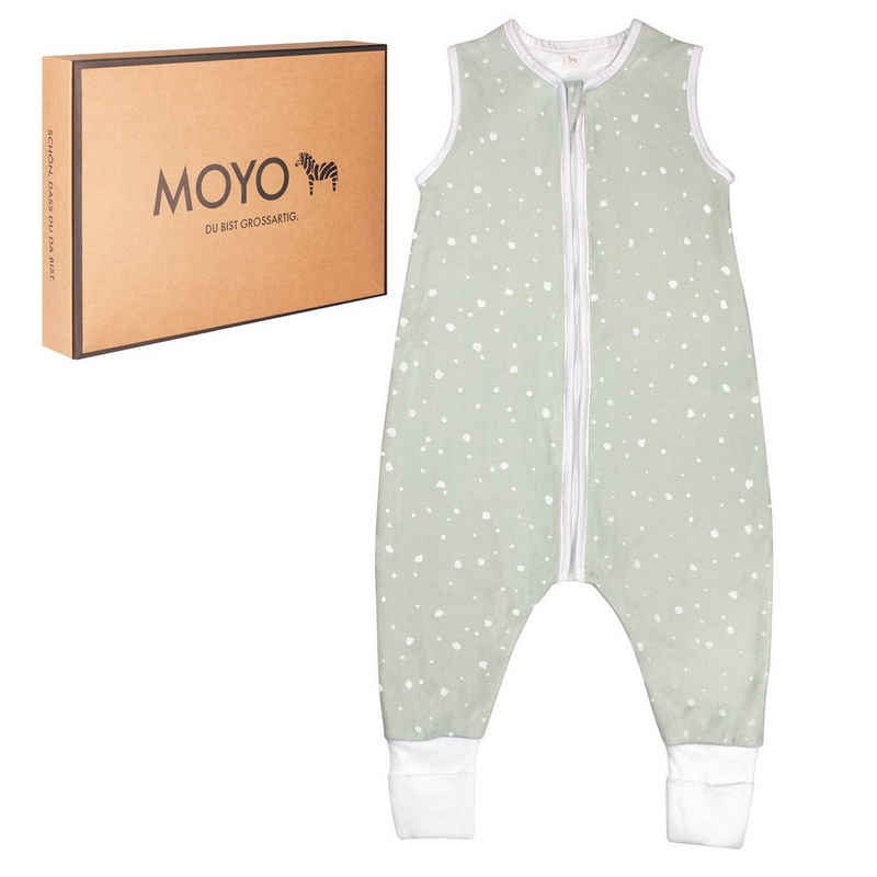 Moyo Babyschlafsack mit Füßen - 2.5 TOG - 100% Zarte Bio-Baumwolle, OEKO-TEX zertifiziert