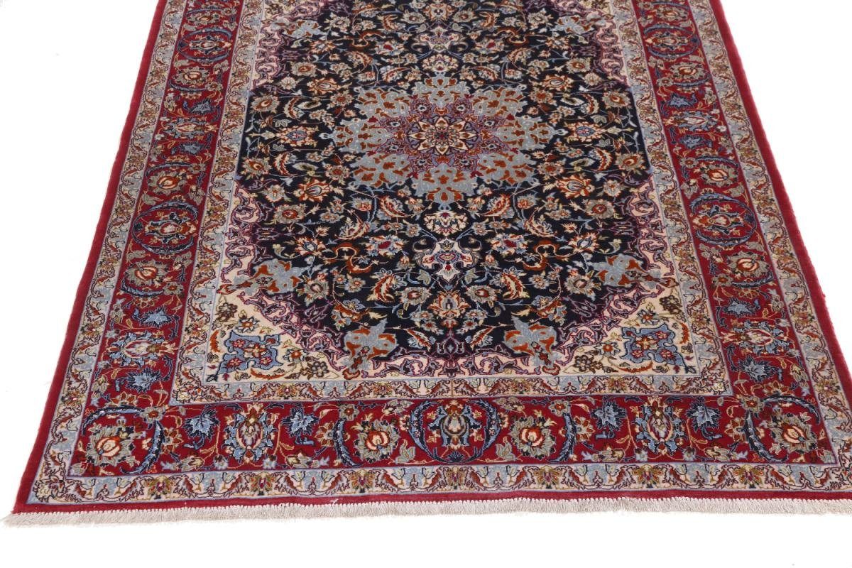 mm Höhe: 110x159 Trading, rechteckig, 8 Orientteppich Isfahan Handgeknüpfter Nain Seidenkette Orientteppich,