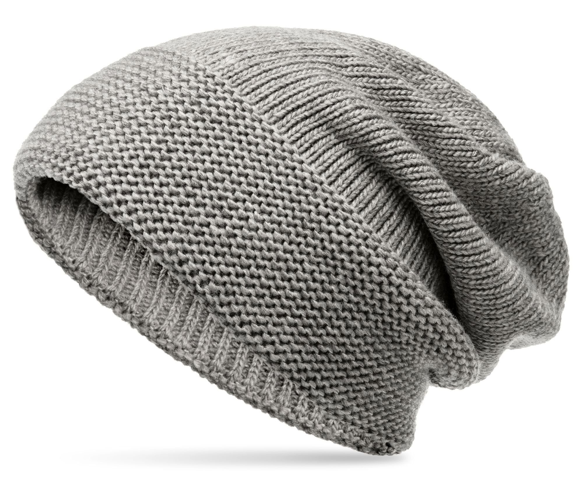 Caspar Beanie MU214 elegante Damen Winter Strick Mütze gefüttert günstig online kaufen