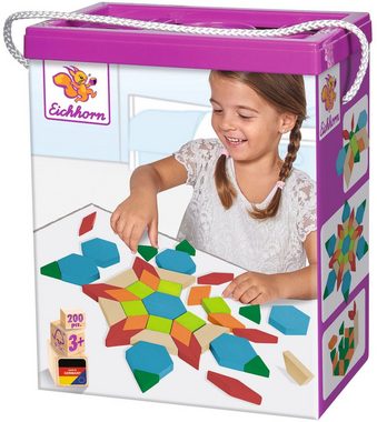 Eichhorn Lernspielzeug Legespiel Mosaik, Made in Germany, FSC®- schützt Wald - weltweit