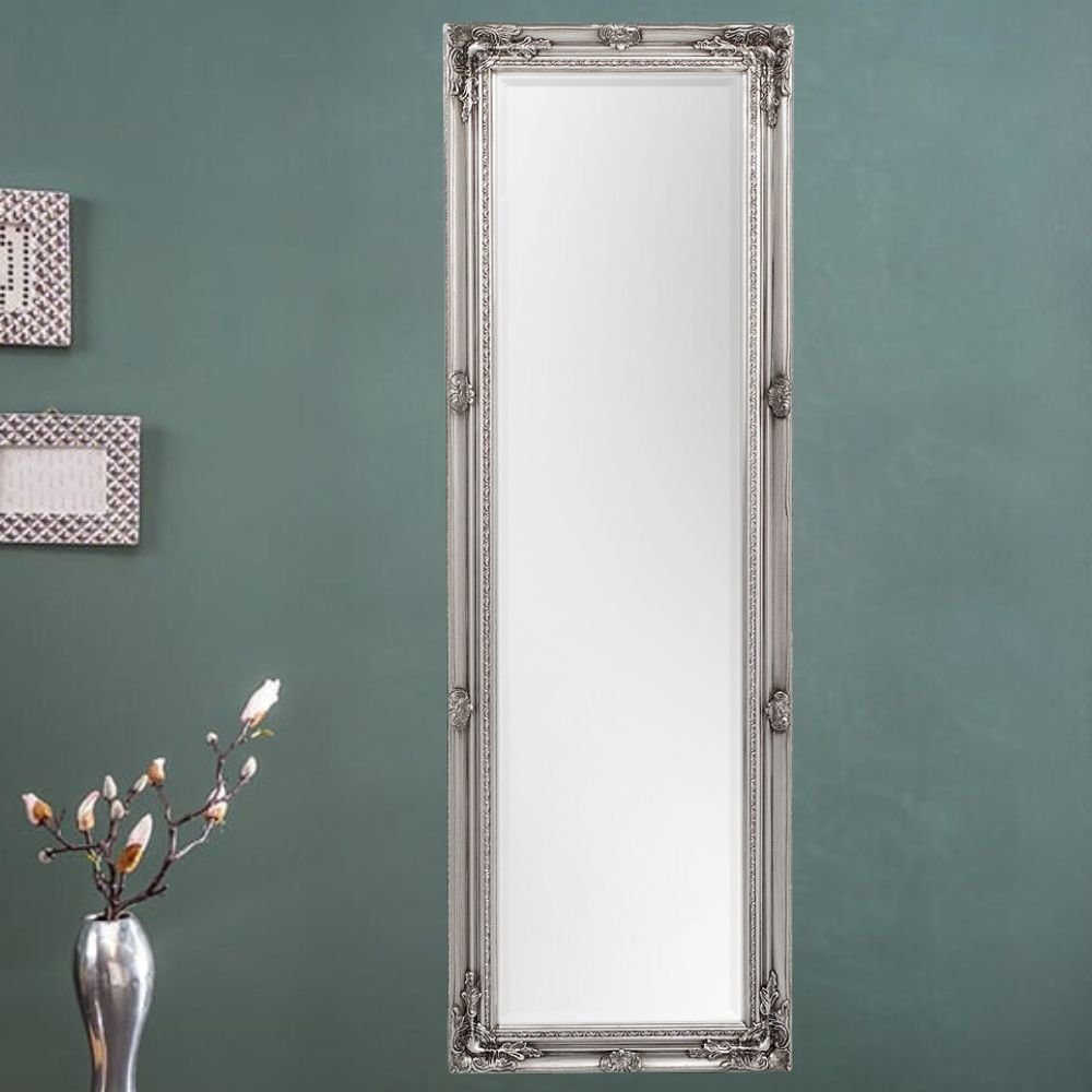 LebensWohnArt Wandspiegel Spiegel HOUSE barock Antik-Silber günstig online kaufen