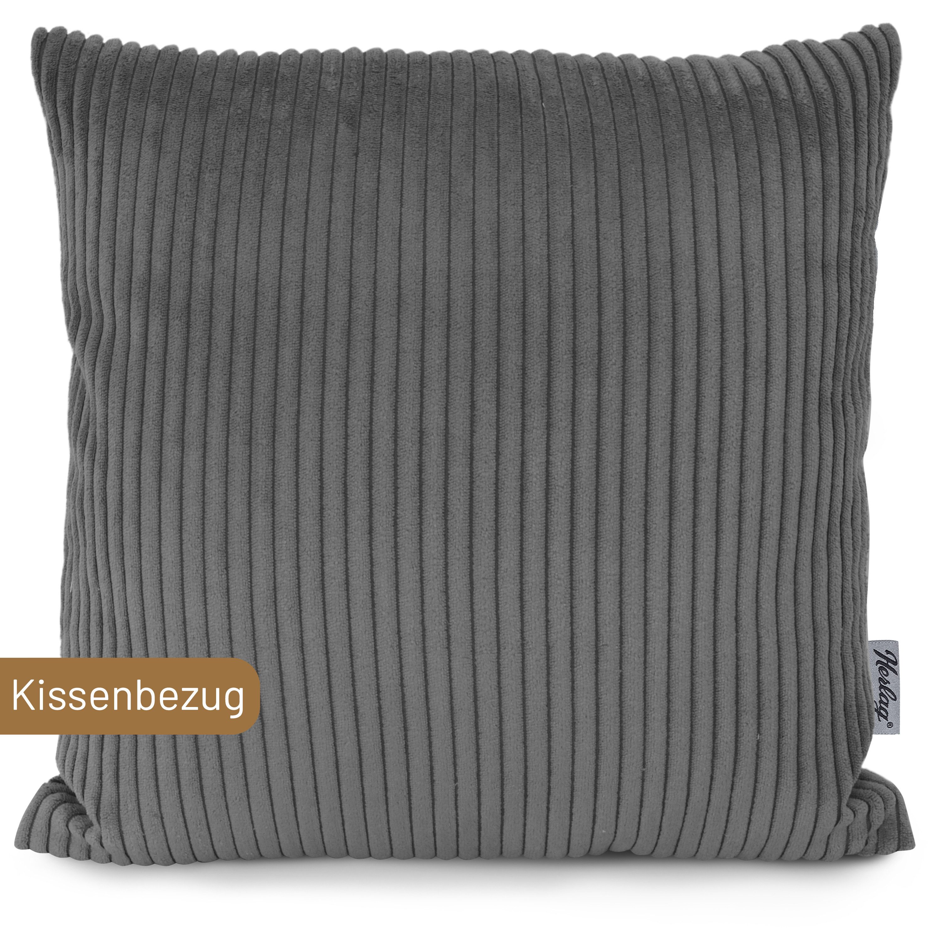 Herlag Kissenhülle ELLA, Kissenbezug, 40x40cm, Cord, Wohnzimmer, Dekokissenhülle