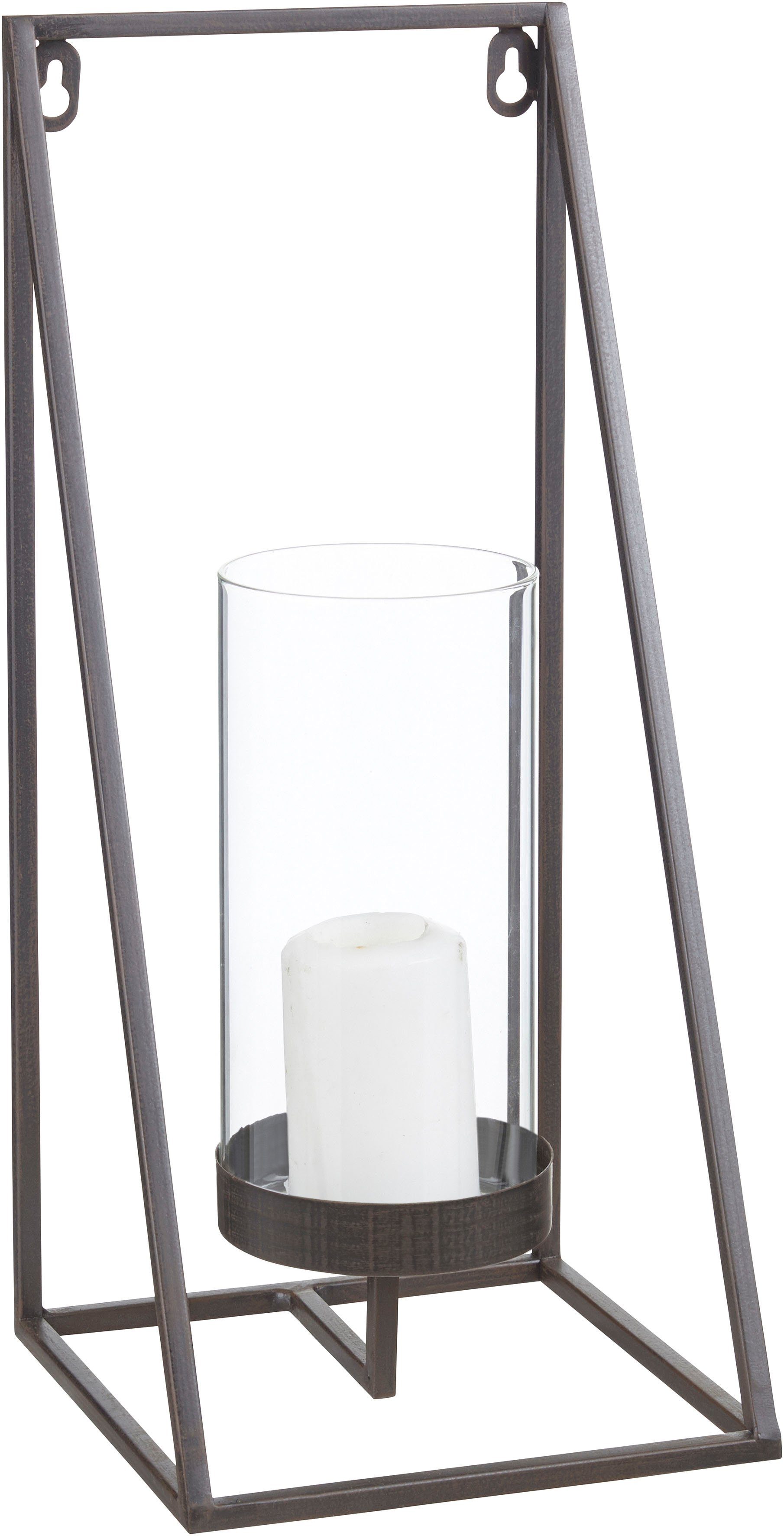andas Wandkerzenhalter Industrial Candleholder (1 St), Industrial, modern, Metall, schwarz